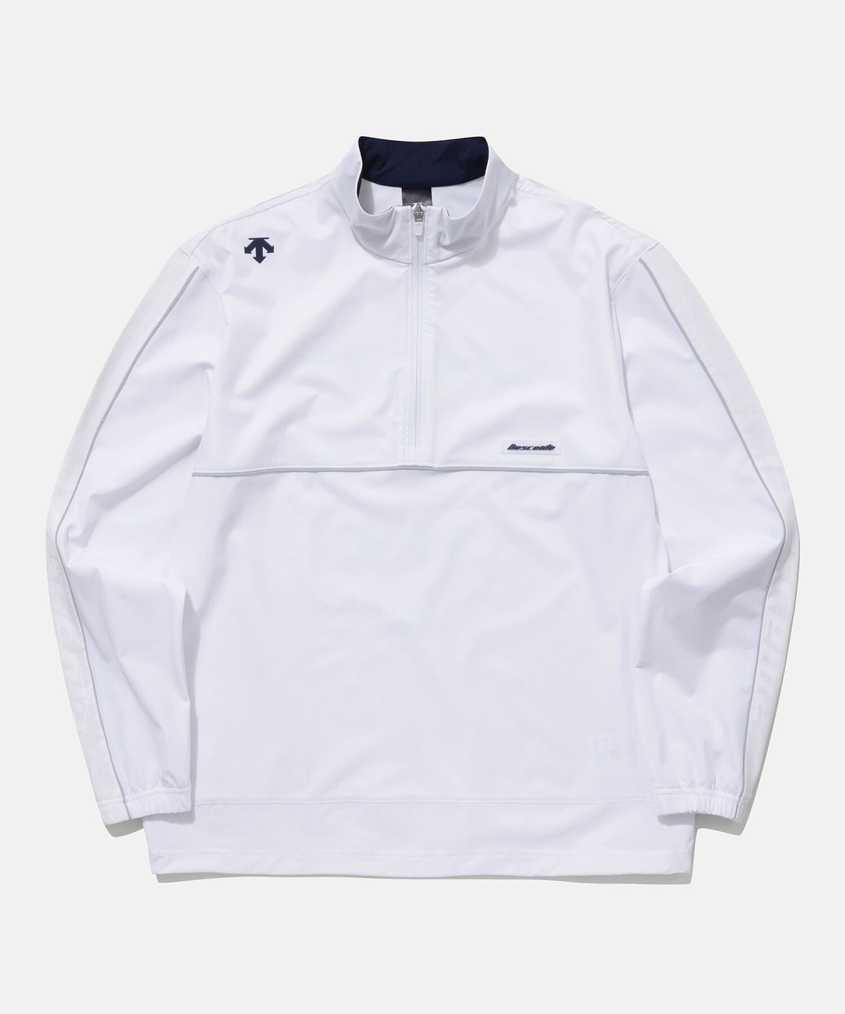 데상트(DESCENTE) 스포티 긴팔 홑겹형 아노락 화이트(SP223UAN41)