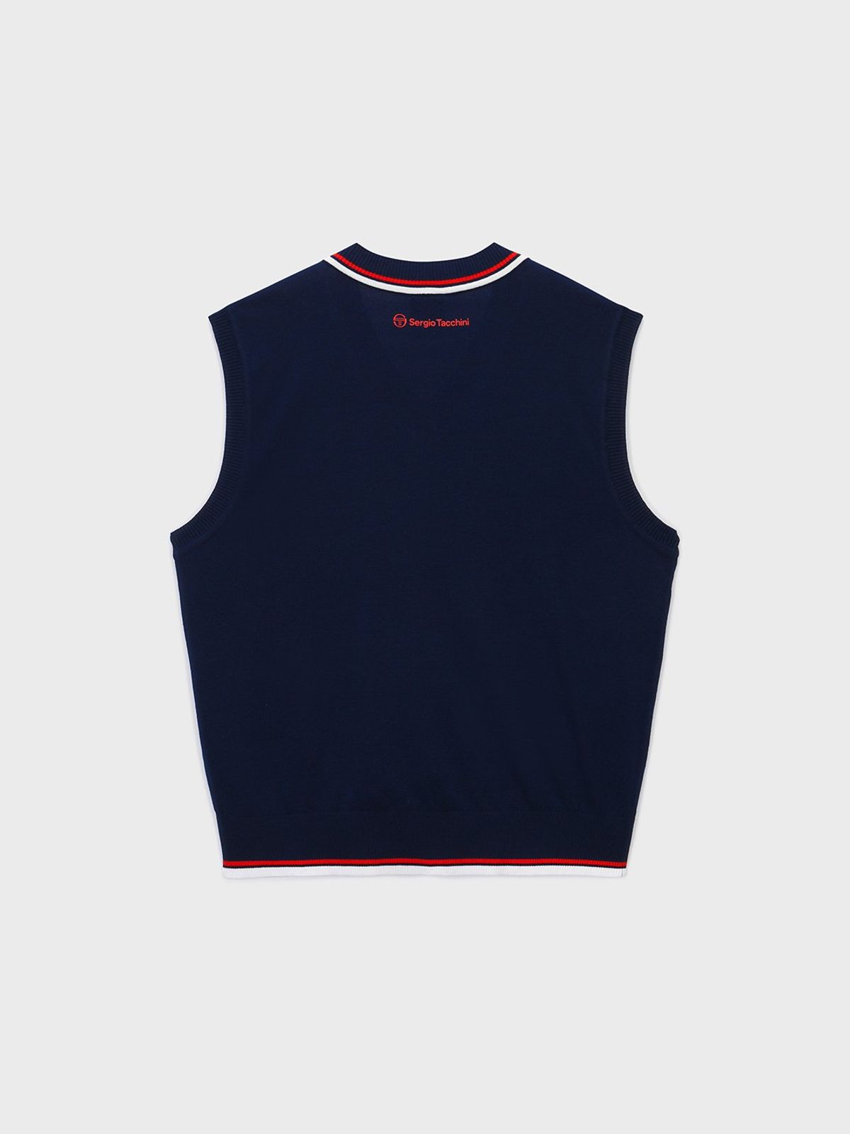 세르지오 타키니(SERGIO TACCHINI) M 프레피 스웨터 베스트 (Navy)
