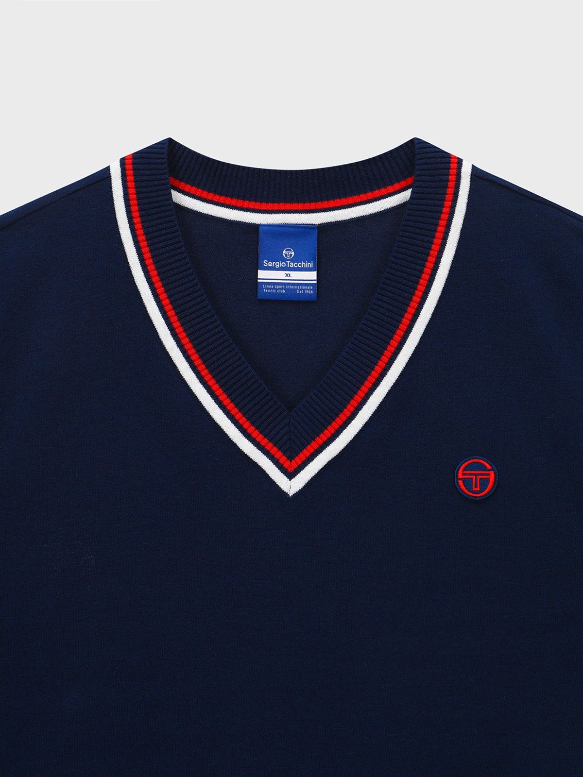 세르지오 타키니(SERGIO TACCHINI) M 프레피 스웨터 베스트 (Navy)