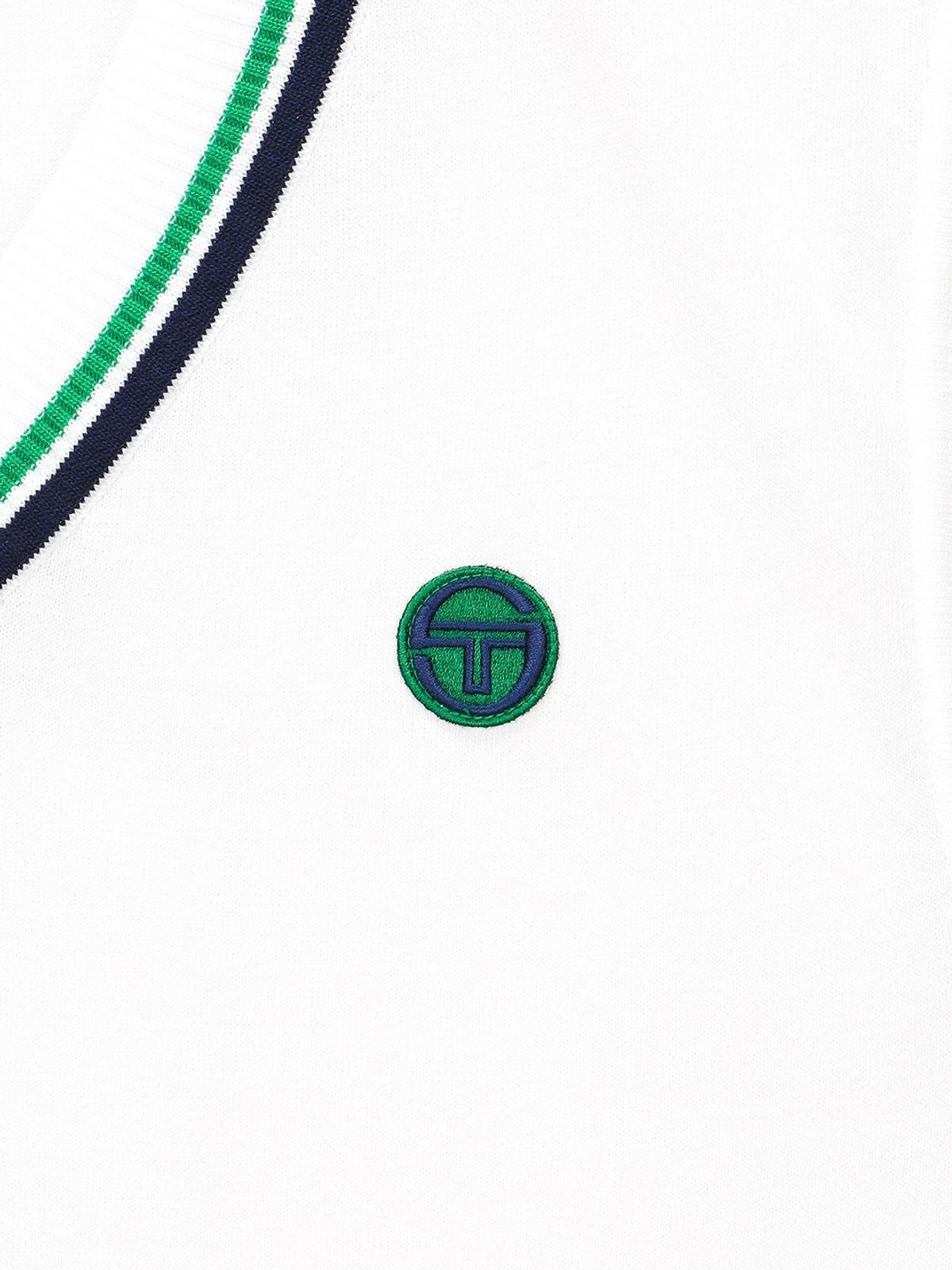 세르지오 타키니(SERGIO TACCHINI) M 프레피 스웨터 베스트 (White)