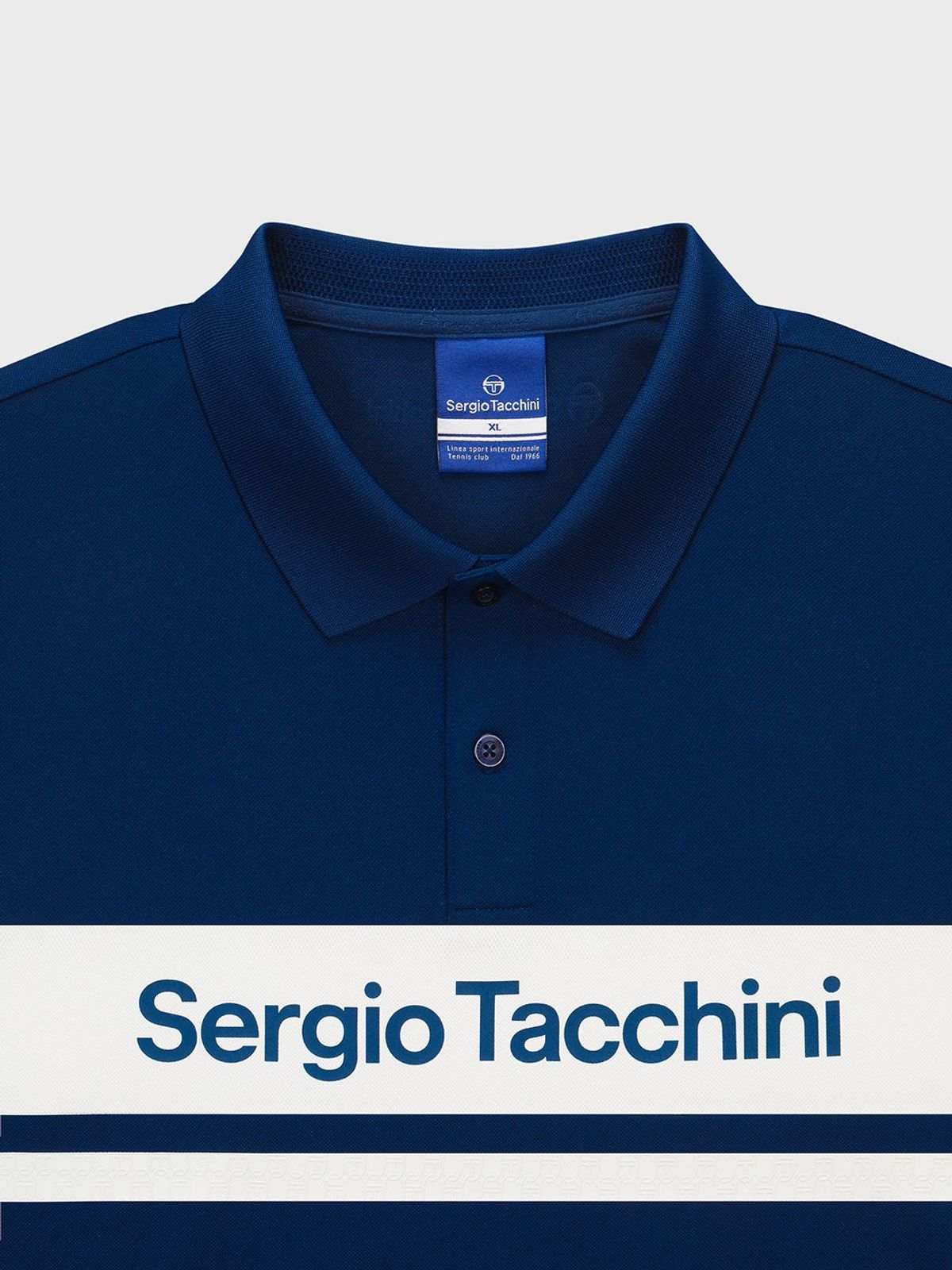 세르지오 타키니(SERGIO TACCHINI) M 고트 다마린도 반팔 폴로 셔츠 (Navy)