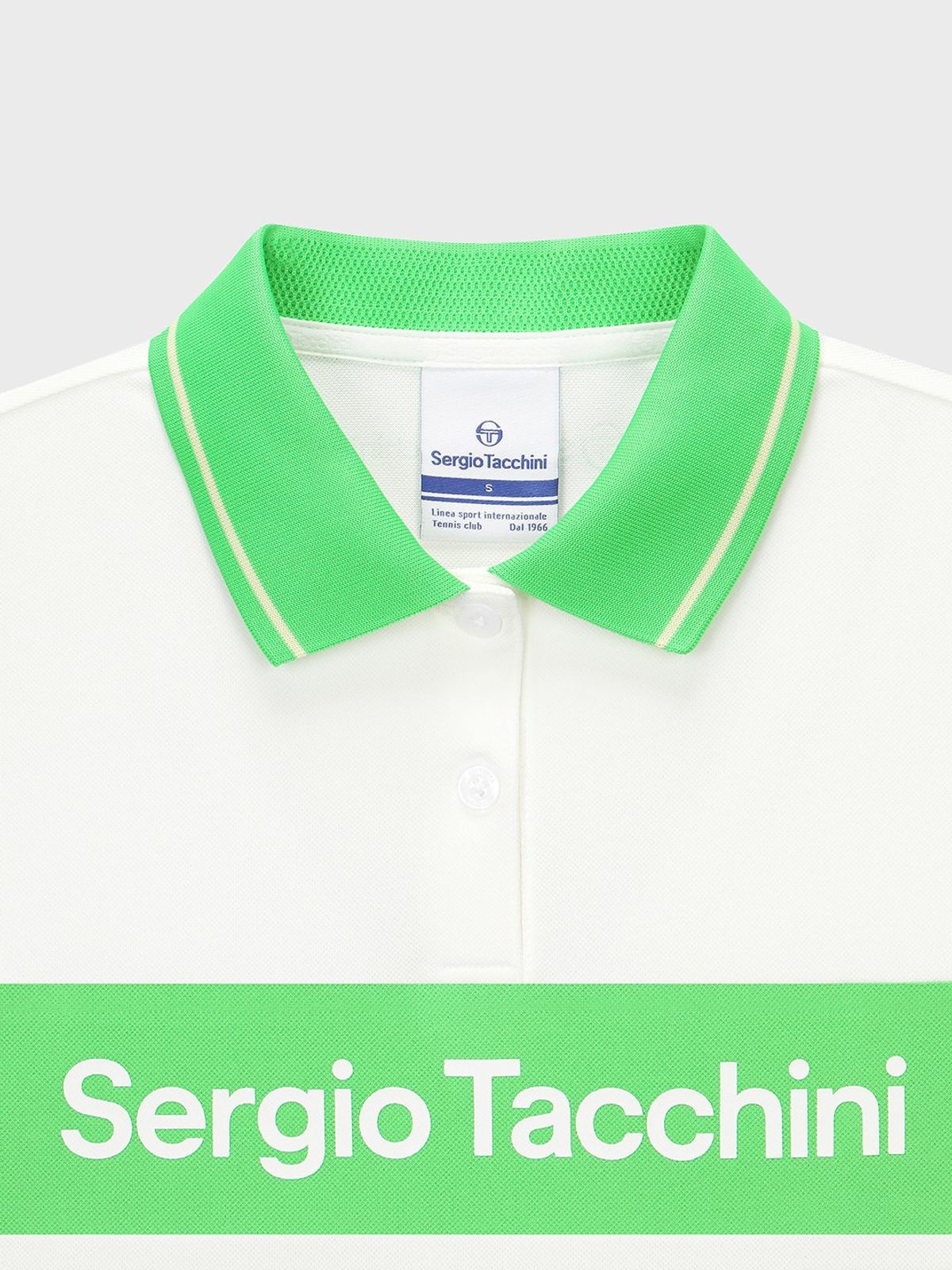 세르지오 타키니(SERGIO TACCHINI) W 고트 다마린도 반팔 폴로 셔츠 (White)