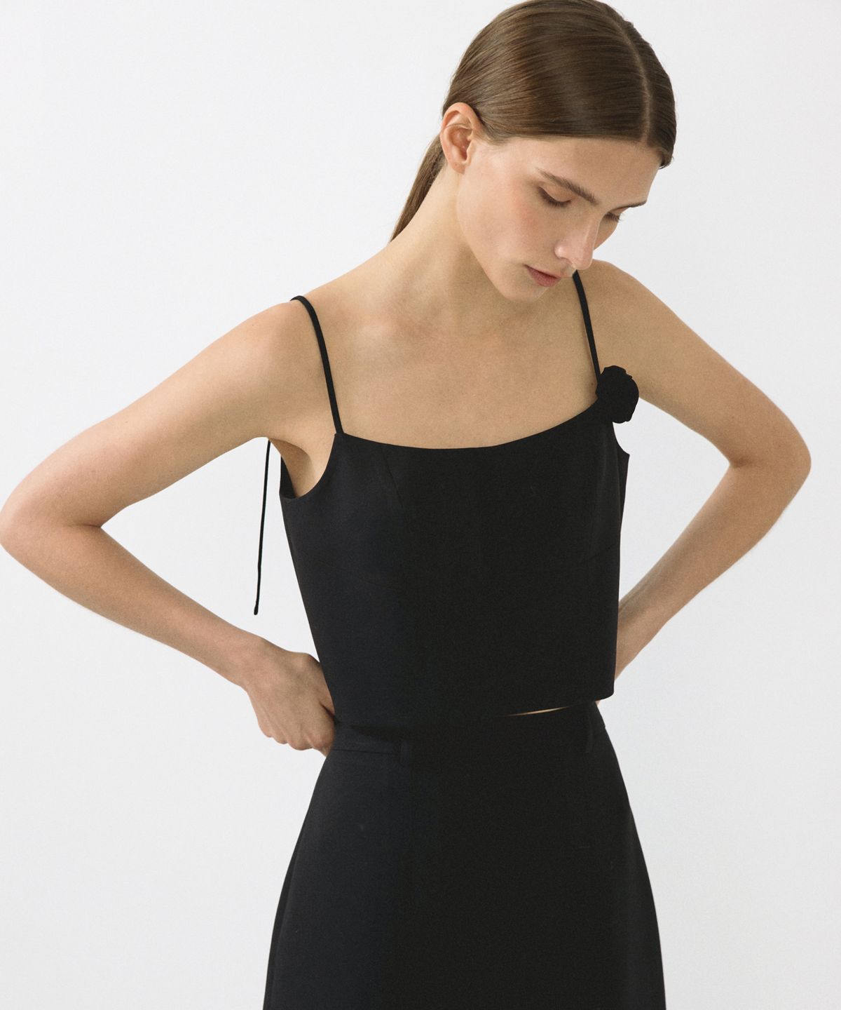 오떼뜨(OCTETTE) CORSAGE BUSTIER TOP_2COLOR