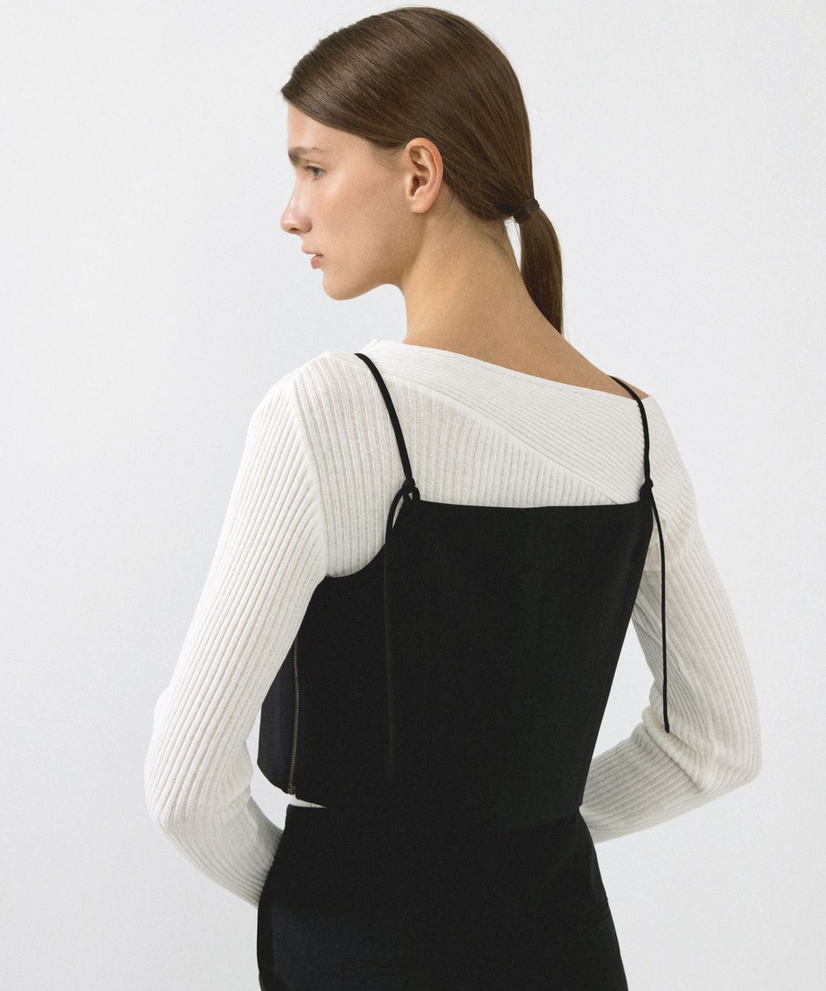오떼뜨(OCTETTE) CORSAGE BUSTIER TOP_2COLOR