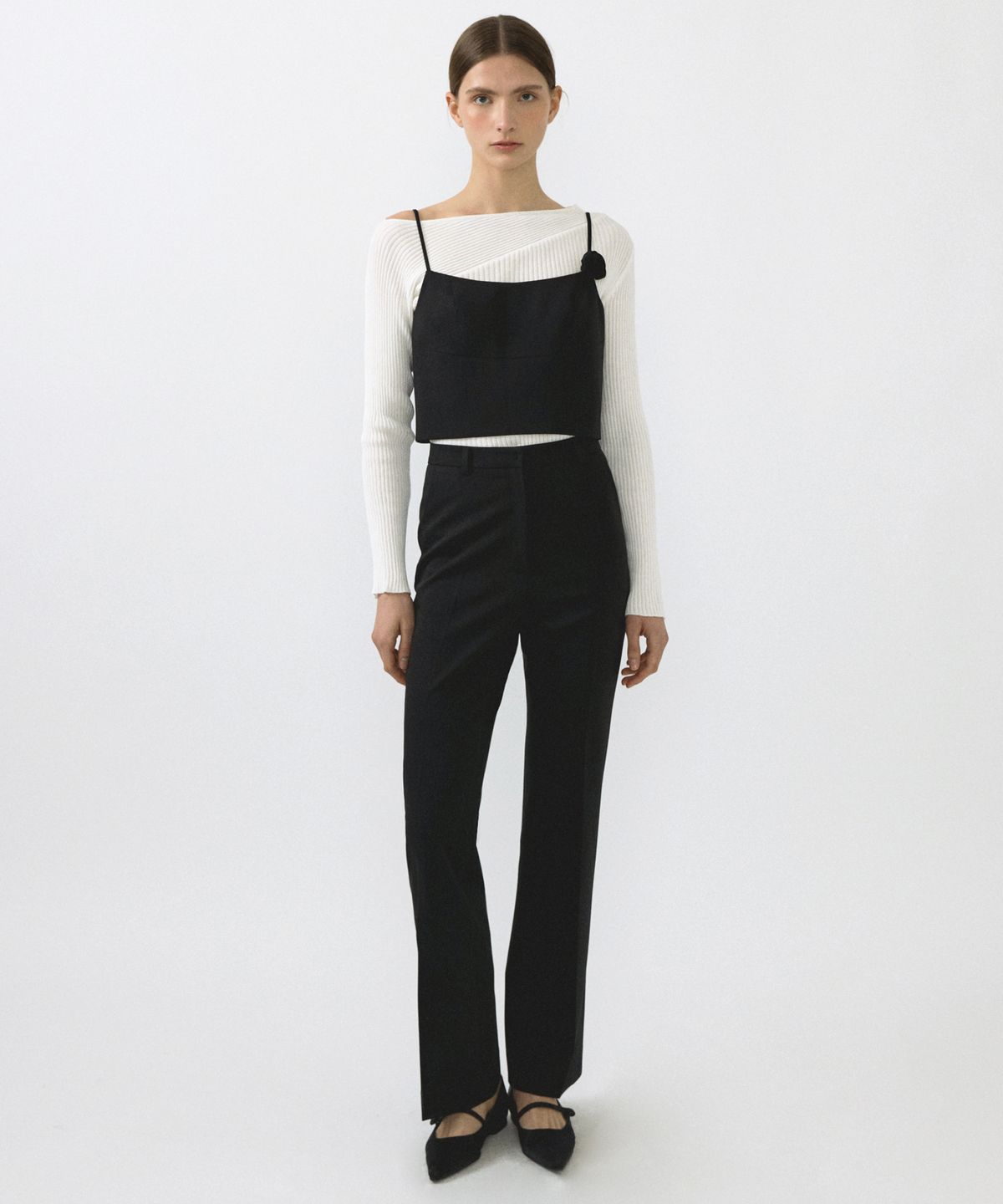 오떼뜨(OCTETTE) CORSAGE BUSTIER TOP_2COLOR