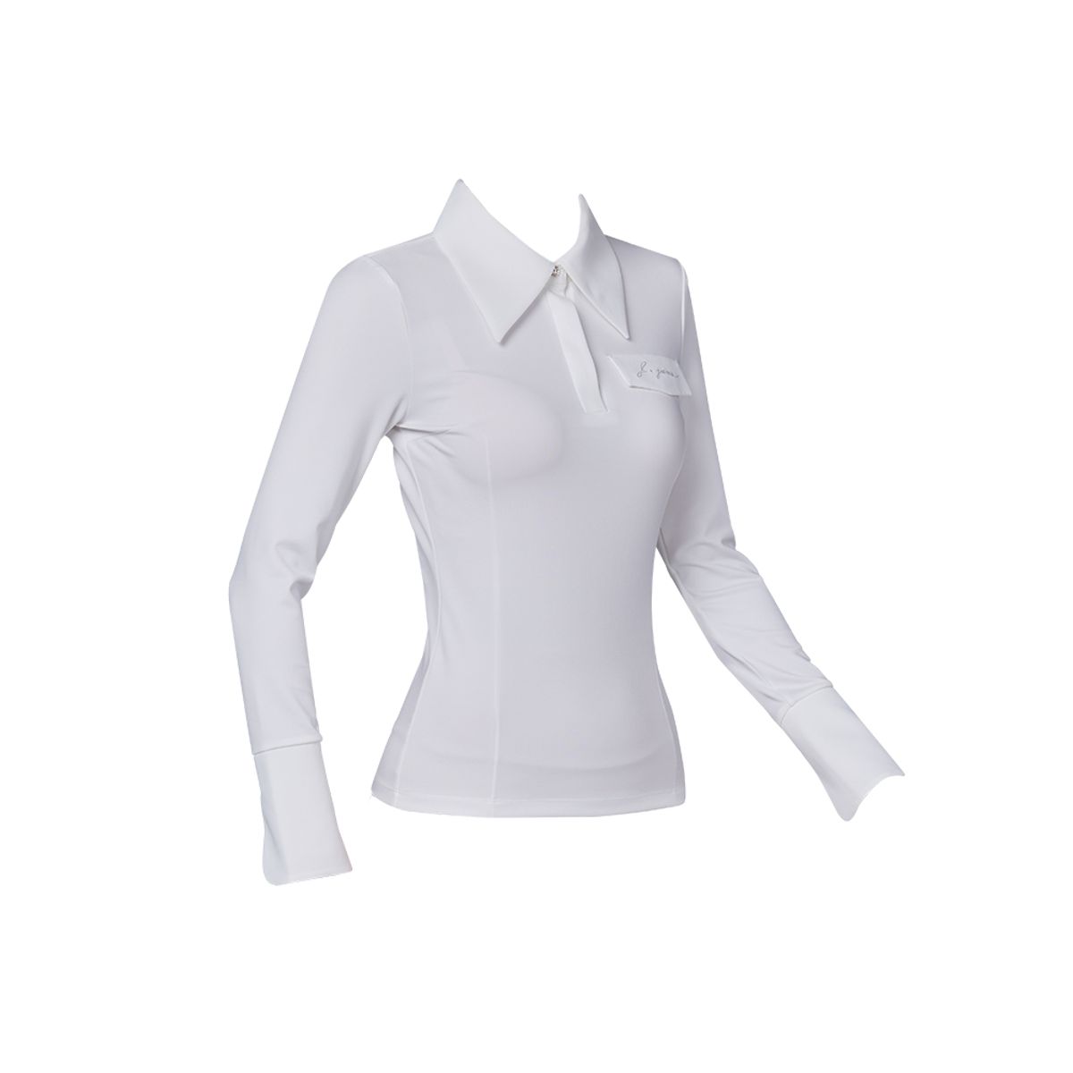 제이제인(J.JANE) 빅카라 클래식 티셔츠 (White)