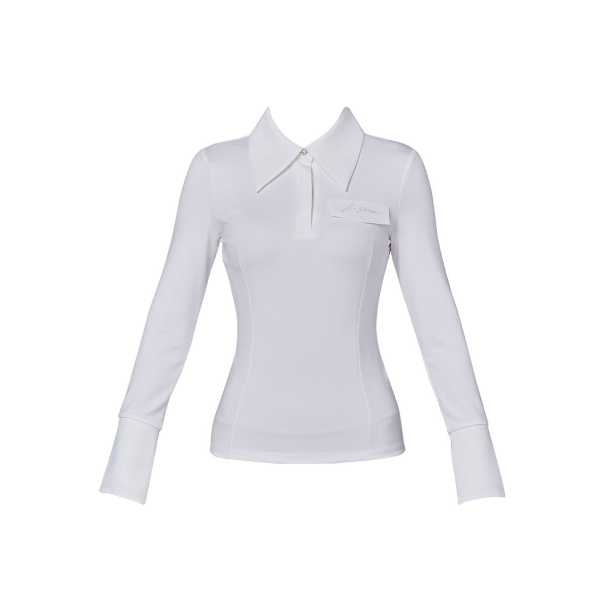제이제인(J.JANE) 빅카라 클래식 티셔츠 (White)