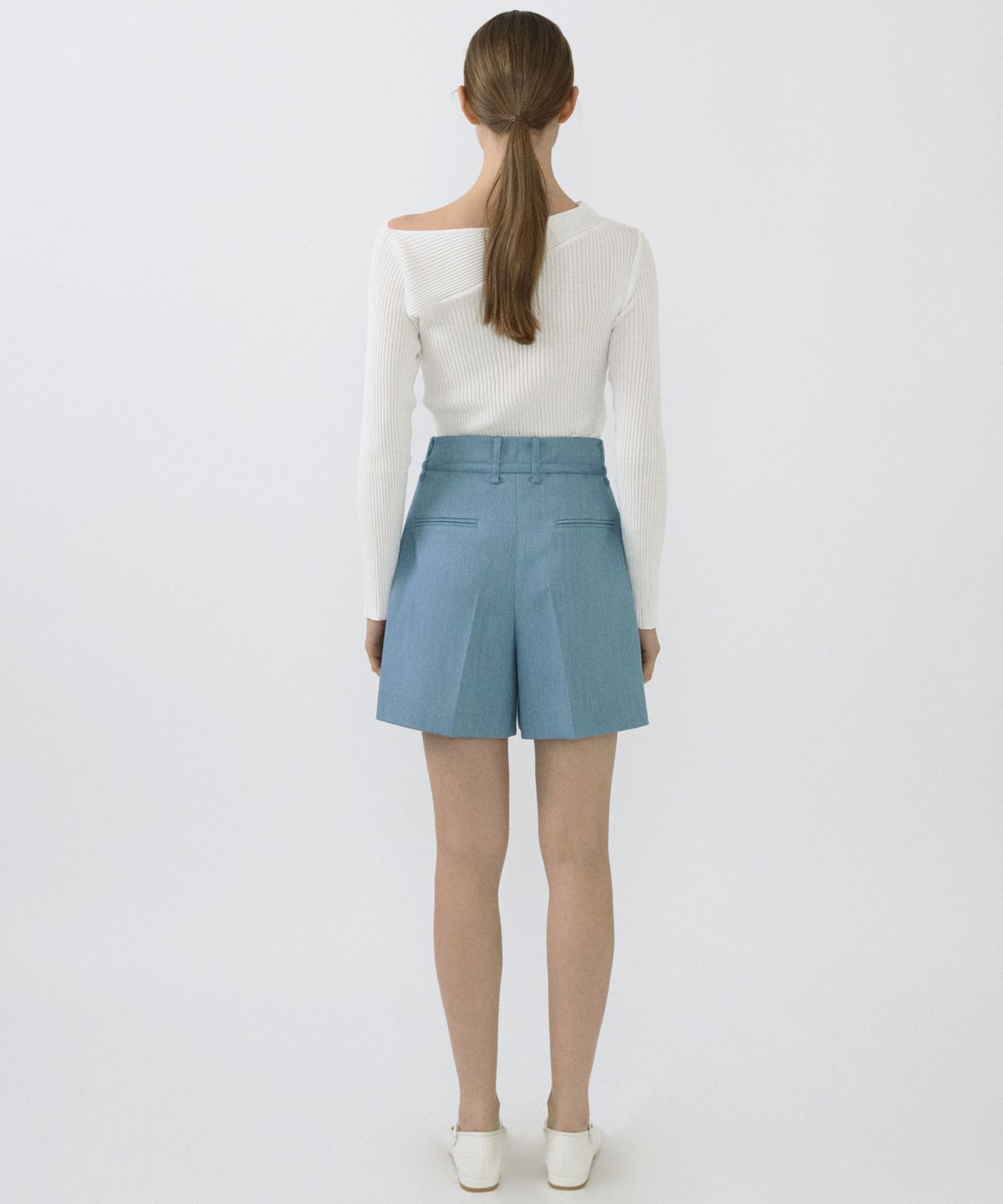 오떼뜨(OCTETTE) ONE TUCK BERMUDA PANTS_2COLOR