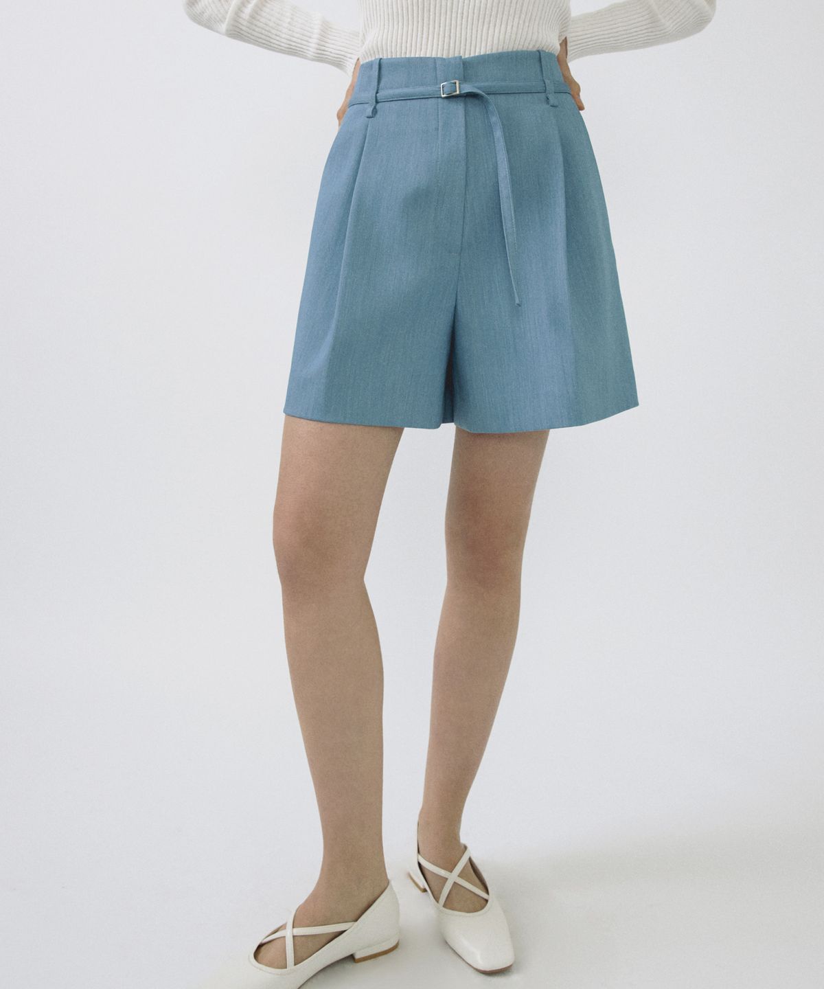 오떼뜨(OCTETTE) ONE TUCK BERMUDA PANTS_2COLOR