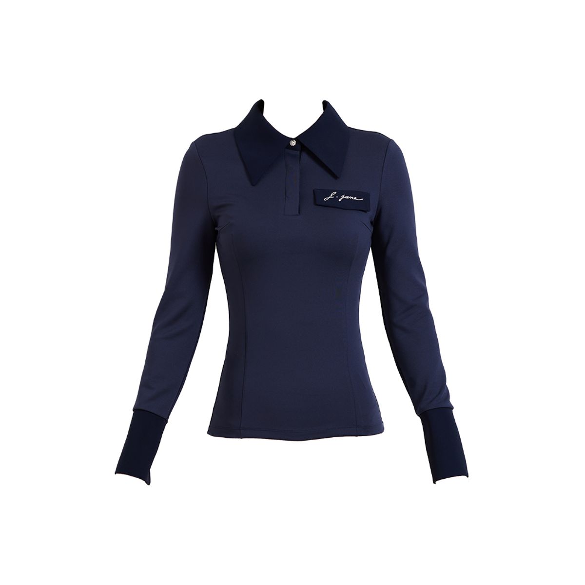 제이제인(J.JANE) 빅카라 클래식 티셔츠 (Navy)
