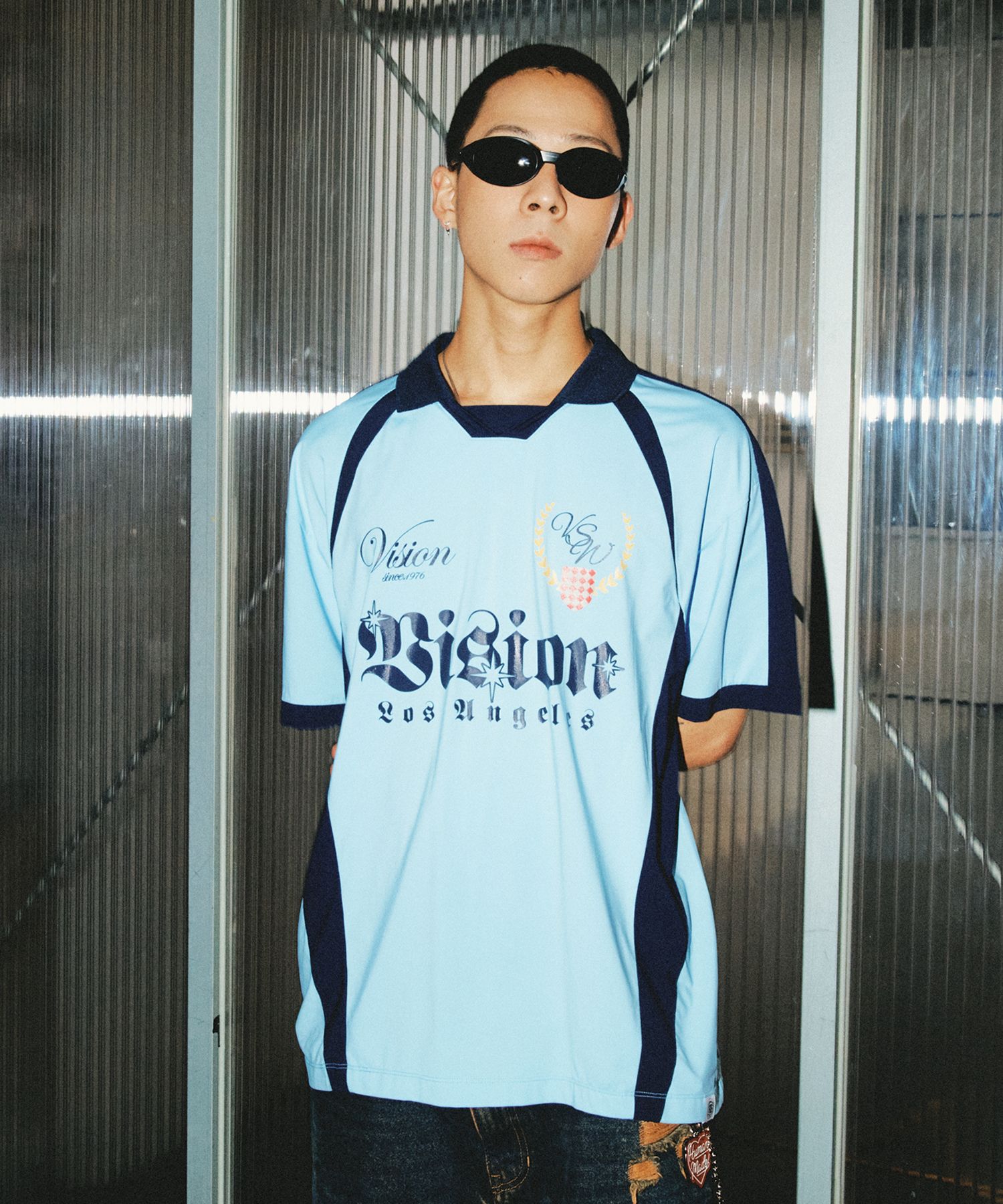 【VISION STREETWEAR】VSW SOCCER JERSEY 4カラー MUSINSA | VISION STREETWEAR VSW Soccer Jersey Sky Blue