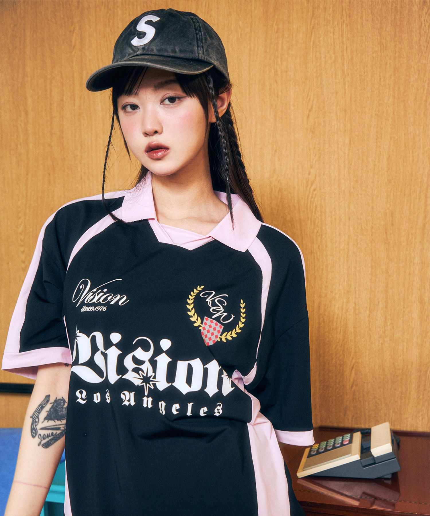 MUSINSA公式 | VISION STREETWEAR VSW Soccer Jersey Pink