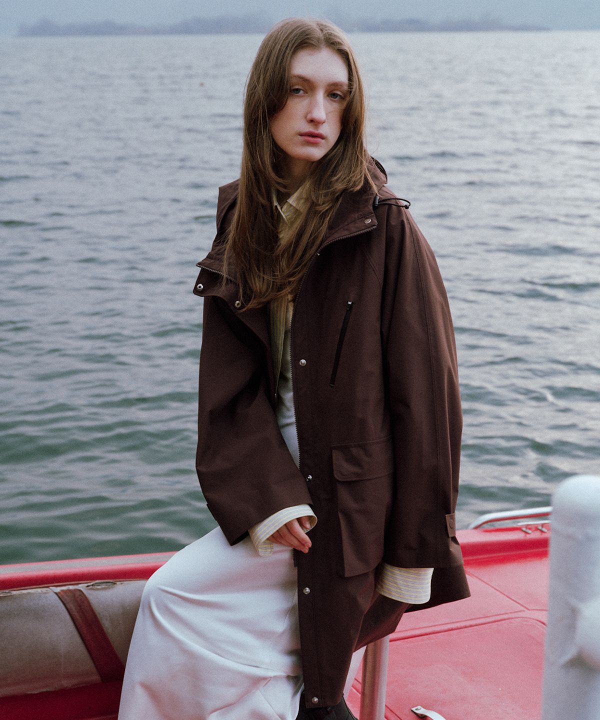 락피쉬웨더웨어(ROCKFISH WEATHERWEAR) 2.5-LAYER PONCHO WEATHER COAT - 2color