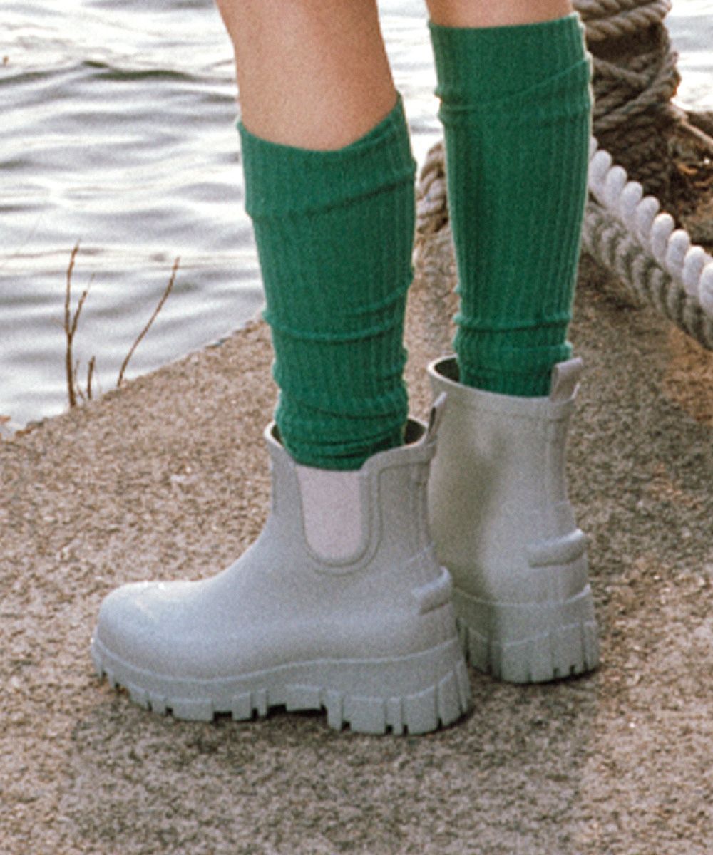 Rockfish Weatherwear] FLATFORM RAIN BOOTS MIDDLE - 6color