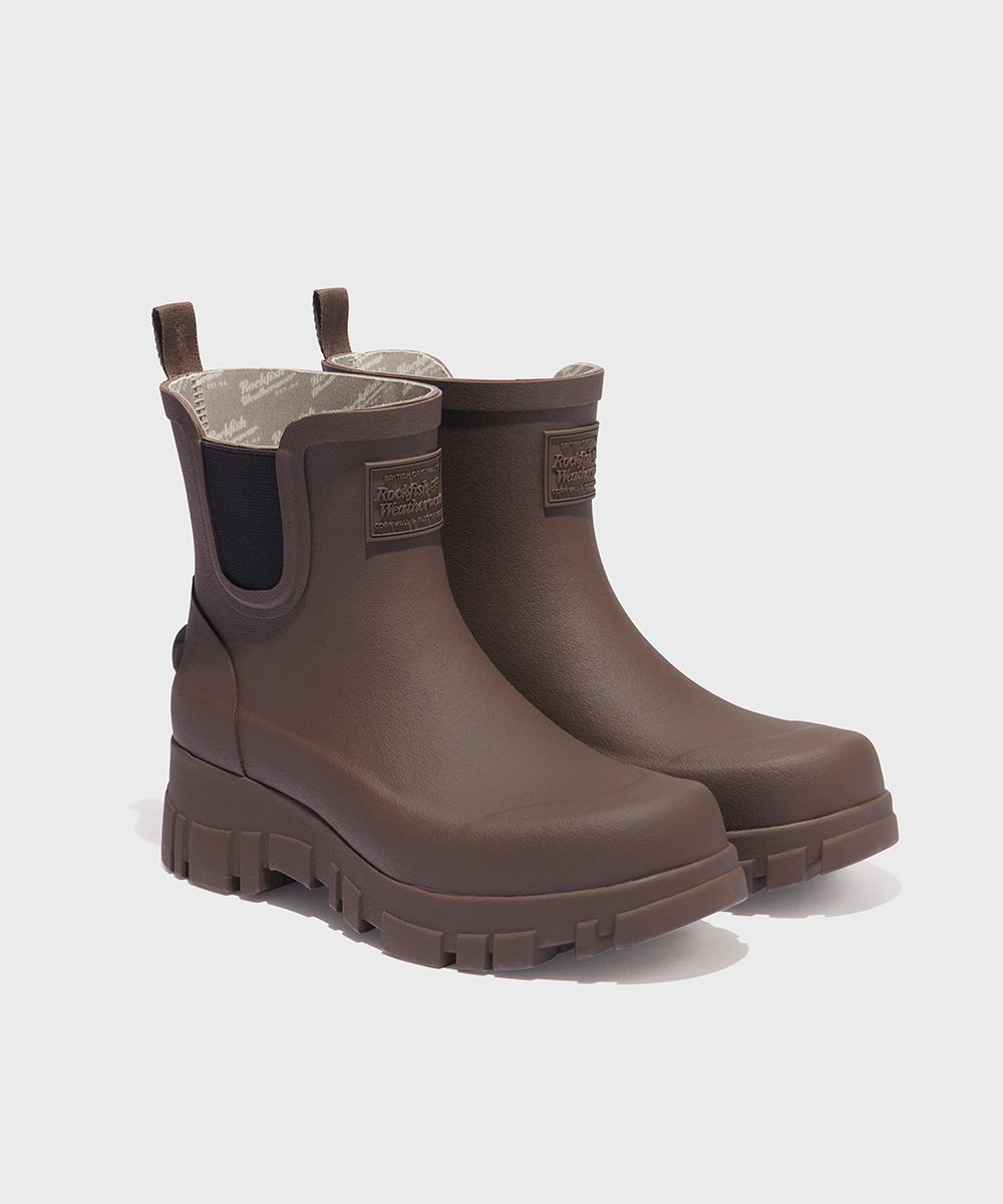 MUSINSA | ROCKFISH WEATHERWEAR FLATFORM CHELSEA RAIN BOOTS