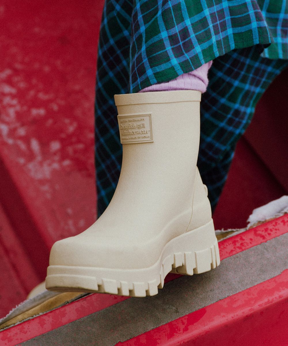 MUSINSA | ROCKFISH WEATHERWEAR FLATFORM CHELSEA RAIN BOOTS