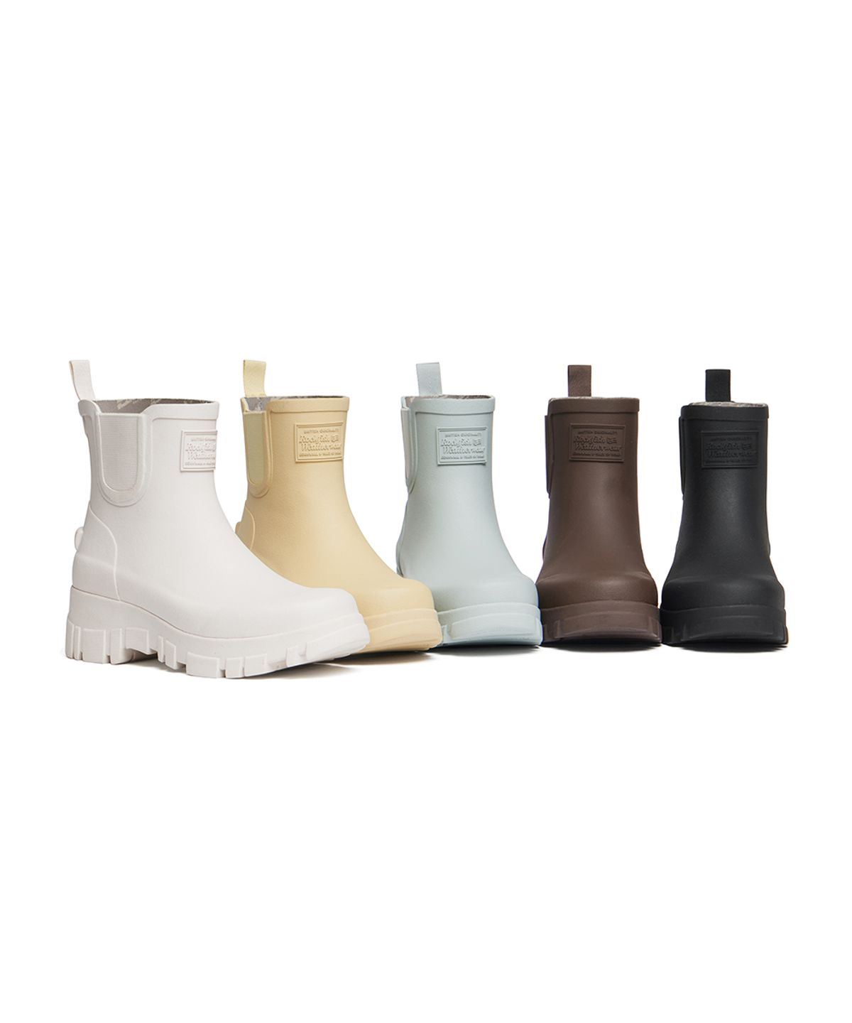 락피쉬웨더웨어(ROCKFISH WEATHERWEAR) FLATFORM CHELSEA RAIN BOOTS - 5 colors