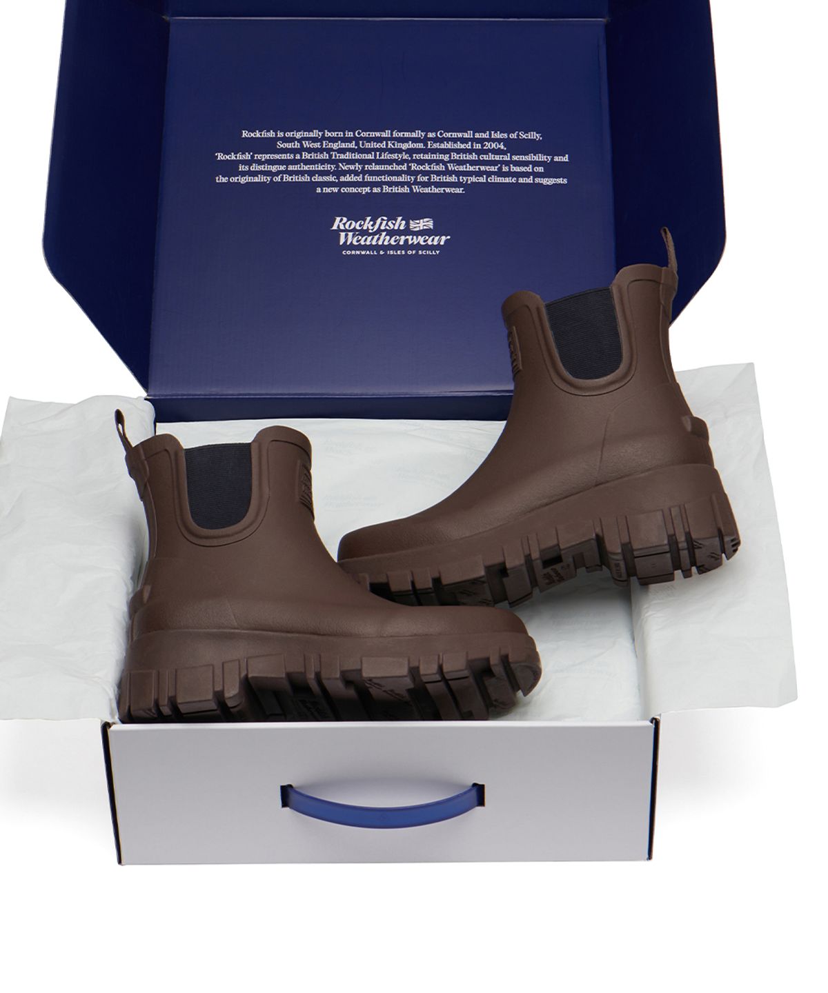 락피쉬웨더웨어(ROCKFISH WEATHERWEAR) FLATFORM CHELSEA RAIN BOOTS - 5 colors