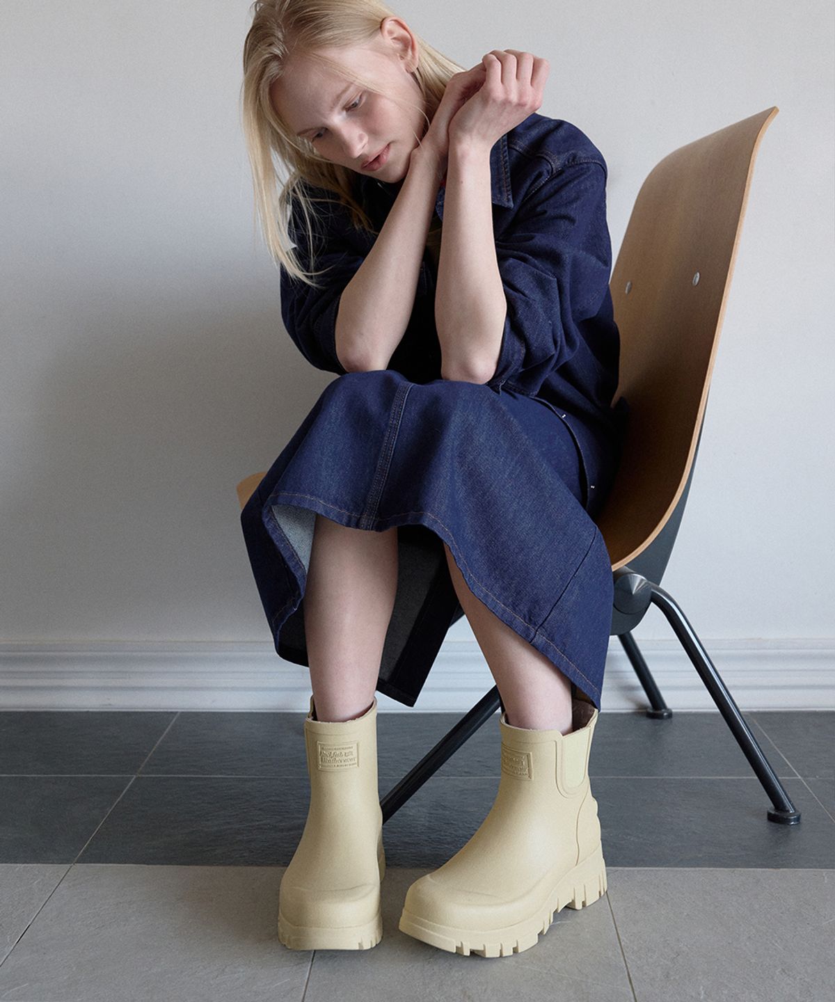 락피쉬웨더웨어(ROCKFISH WEATHERWEAR) FLATFORM CHELSEA RAIN BOOTS - 5 colors
