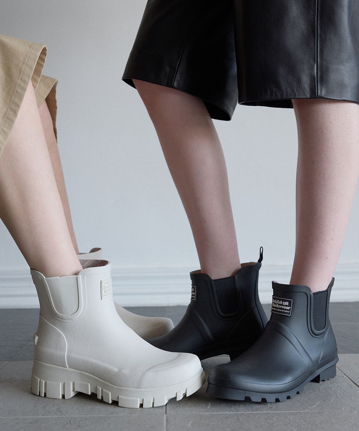 락피쉬웨더웨어(ROCKFISH WEATHERWEAR) FLATFORM CHELSEA RAIN BOOTS - 5 colors