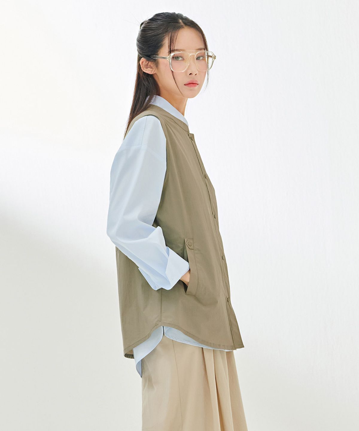 체이스컬트(CHASECULT) 여성 슬림 스트링 베스트-DBRG7371C0V