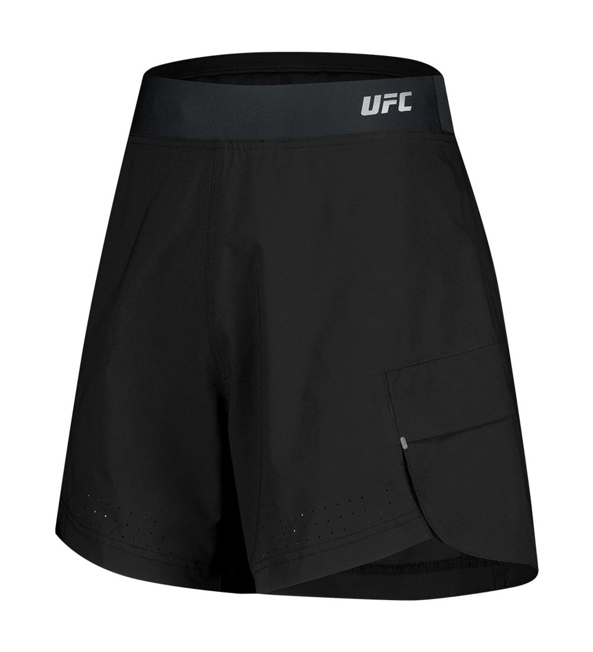 유에프씨 스포츠(UFC SPORT) UFC 밸런스 슬림핏 카고 쇼츠 5인치 블랙 U4SPV2205BK