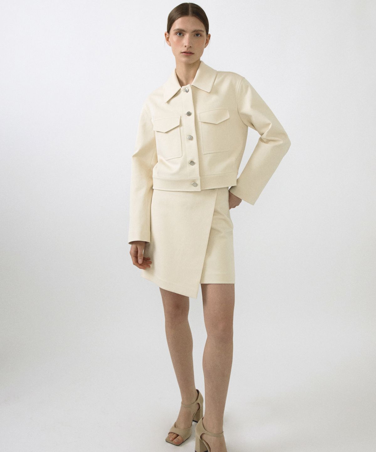 오떼뜨(OCTETTE) COTTON WORK JK_CREAM