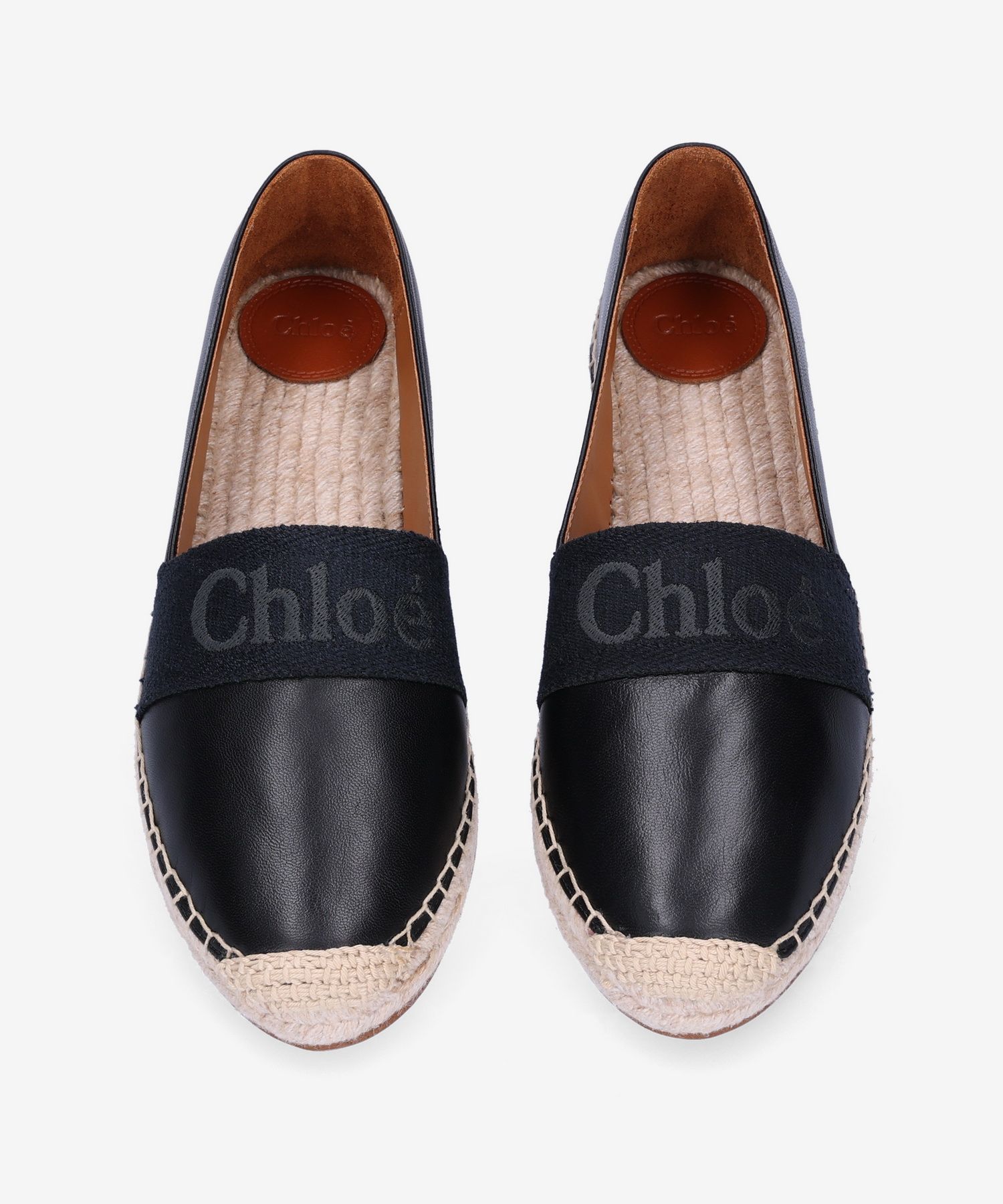 ★Chloe★ Pia Flat Espadrille Black CHC24S983H7001 CHC24S983 MUSINSA | CHLOE Pia Flat Espadrille - Black / CHC24S983H7001