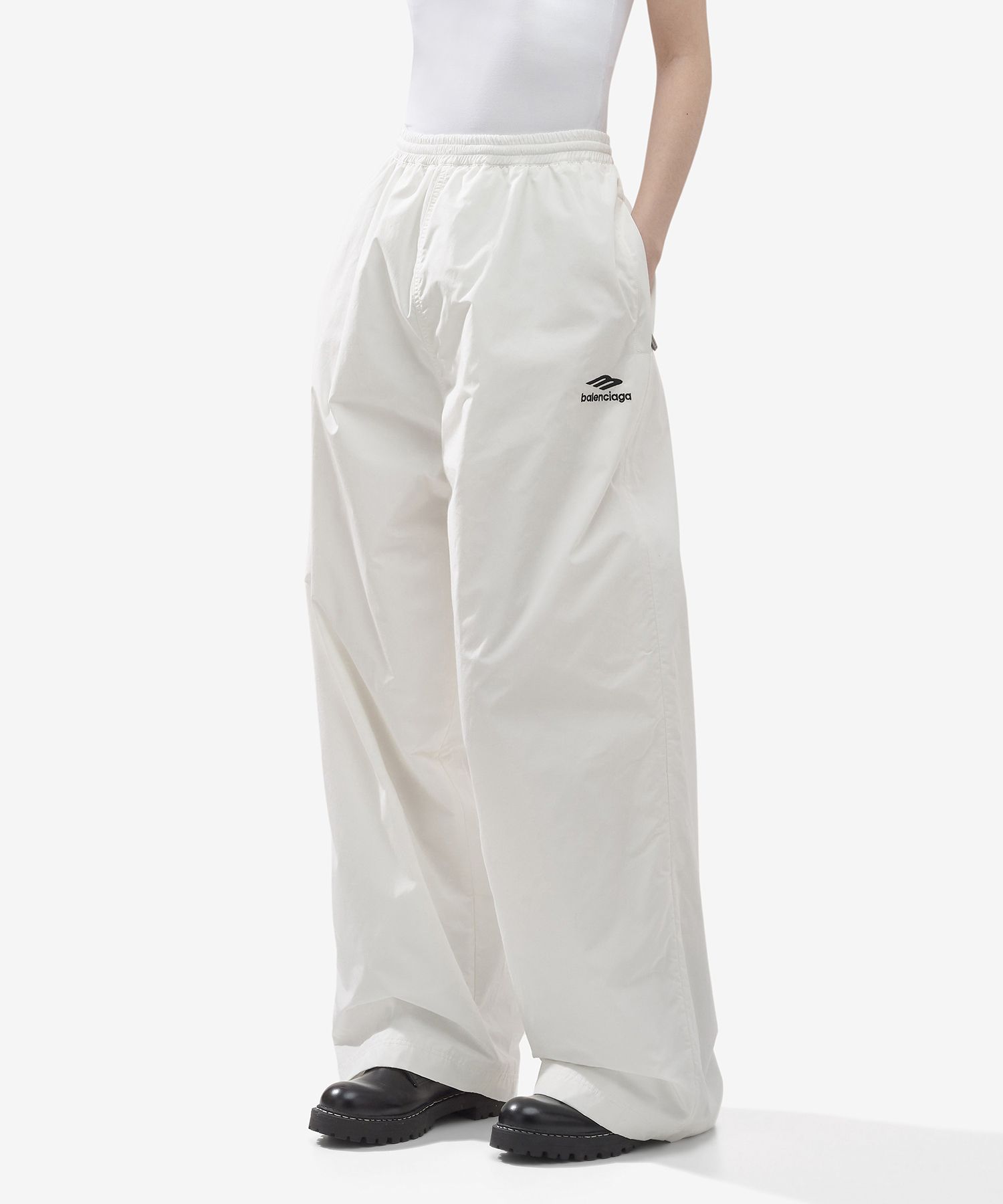 MUSINSA | BALENCIAGA 3B SPORTS ICON TRACKSUIT PANTS - WHITE