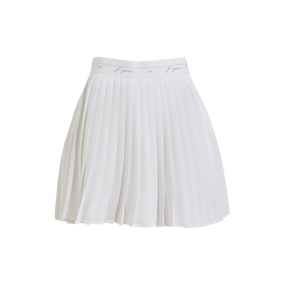 제이제인(J.JANE) 언발 쉬폰 플리츠 스커트 (White)