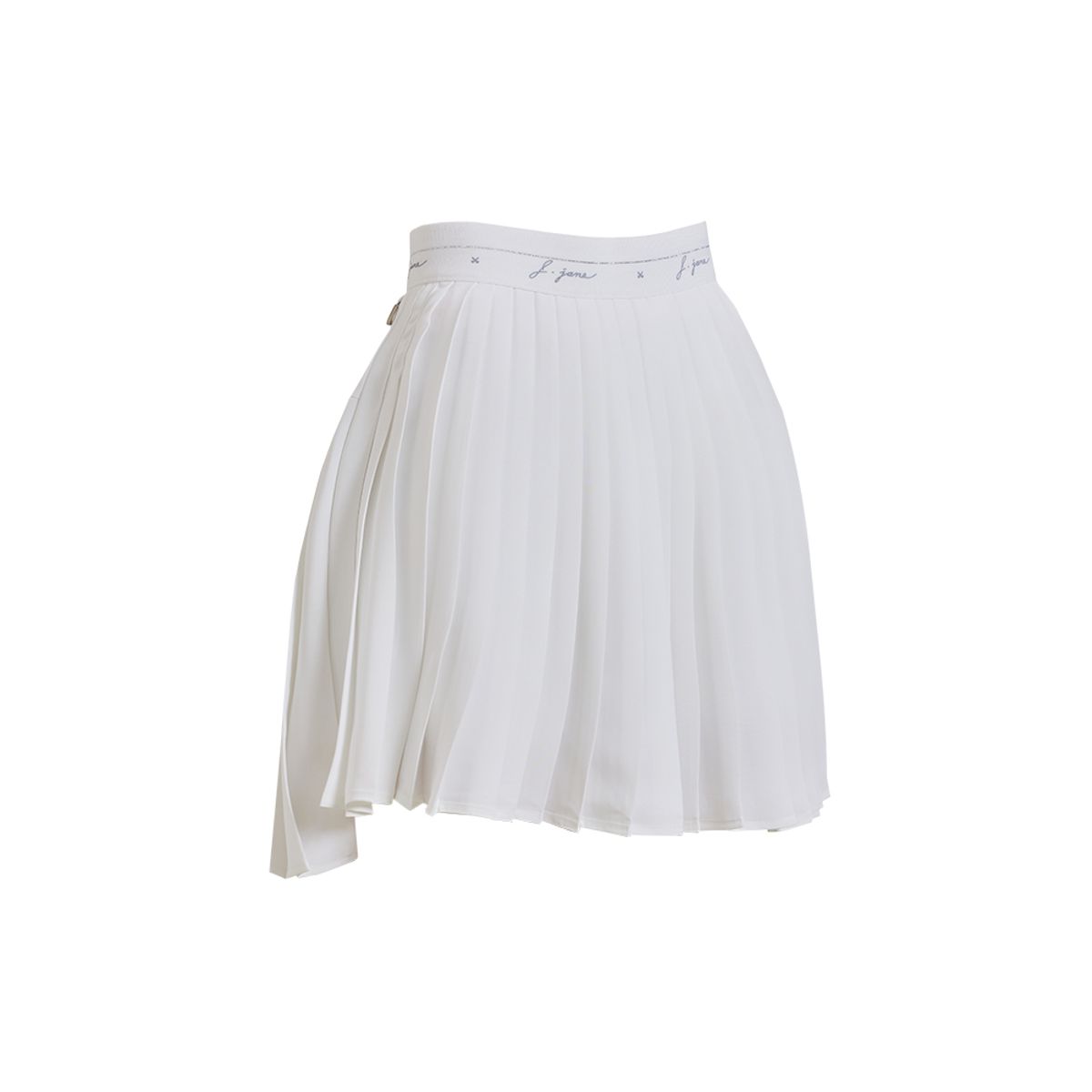 제이제인(J.JANE) 언발 쉬폰 플리츠 스커트 (White)