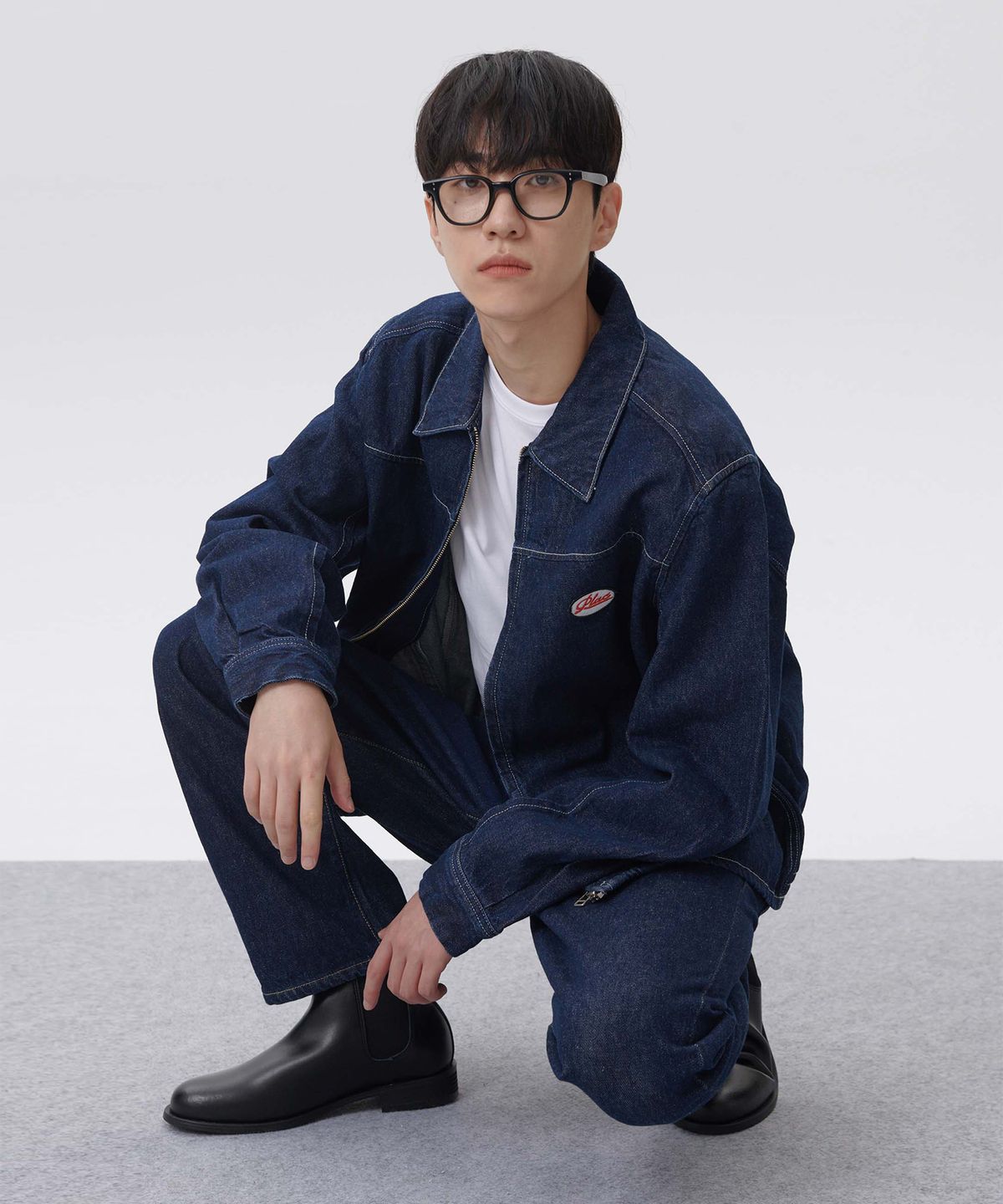 플랙(PLAC) 플라켓 데님 자켓 051N 딥블루