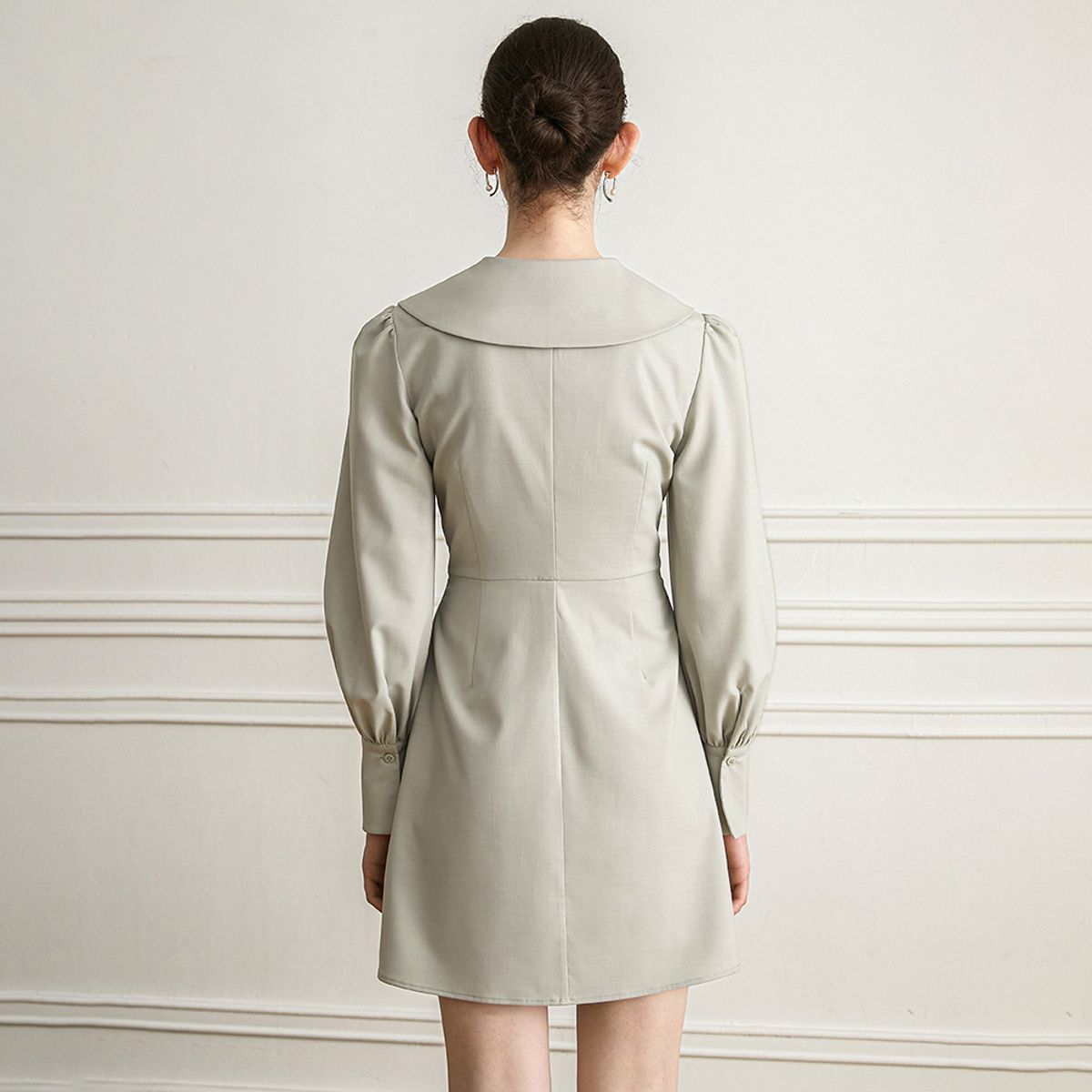 와이와이아이엠(YYIAM) YY_Shirt collar cruise dress