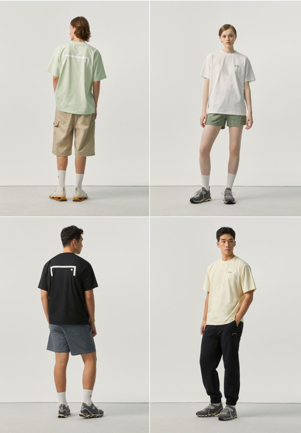 ★GOAL STUDIO★ ESSENTIAL AIR DRY TEEWHITE G4MTS102WT 골스튜디오(GOALSTUDIO) ESSENTIAL AIR DRY TEE-WHITE - 사이즈