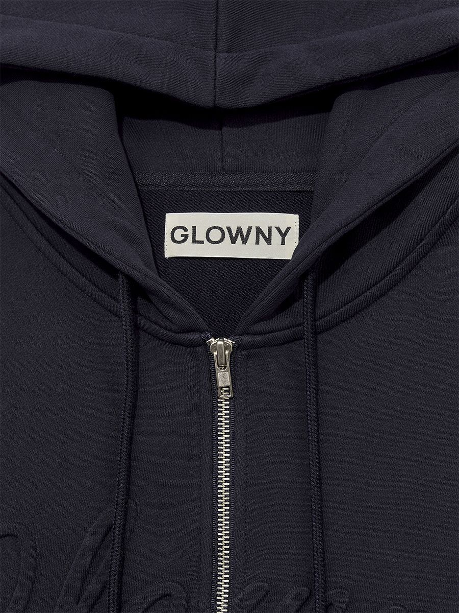 トップス GLOWNY JORDAN ZIP-UP HOODIE MUSINSA公式 | GLOWNY JORDAN ZIP-UP HOODIE (WHITE)