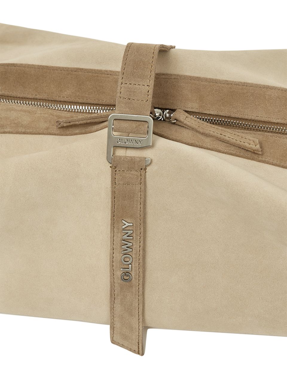 글로니(GLOWNY) TAO REAL SUEDE HOBO BAG (SAND) - 사이즈
