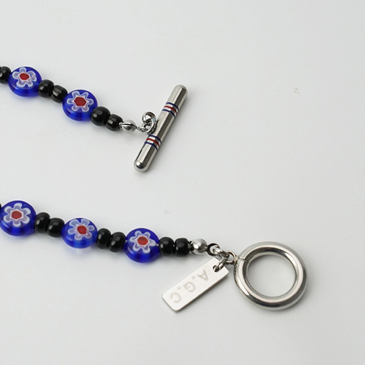 어센틱모즈(AUTHENTICMODS) AnTi poP beads bracelet(blue)