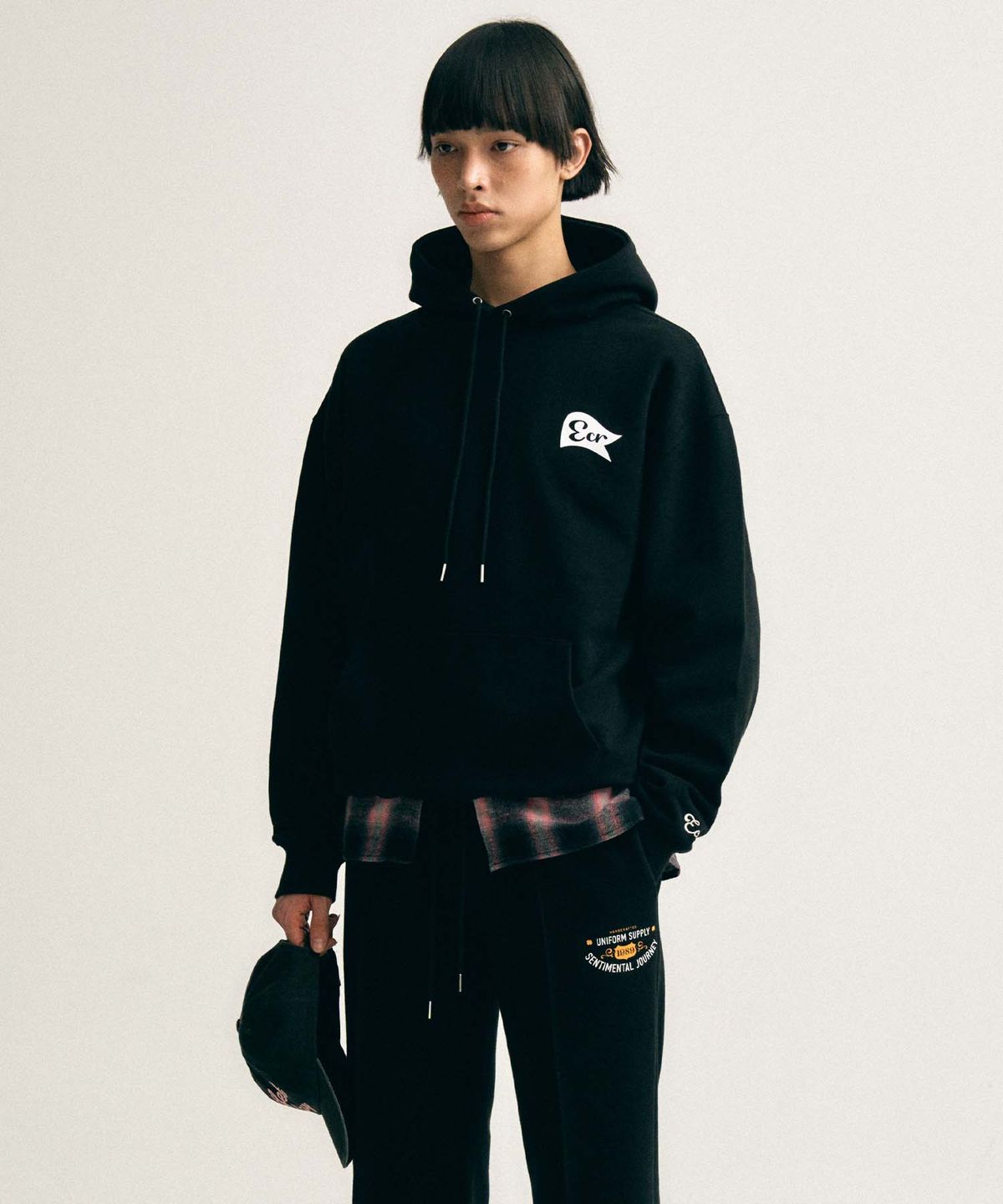 이코르(ECORR) ECR 베이직 스웨트팬츠_블랙