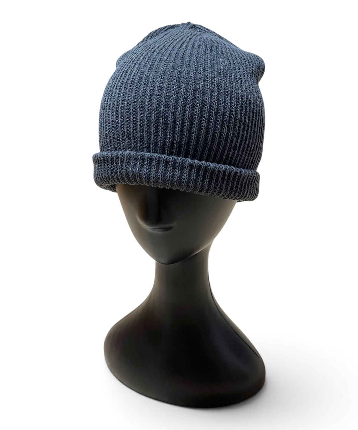 본슬리피(BORN SLIPPY) Ribbed Short Beanie (Charcoal)
