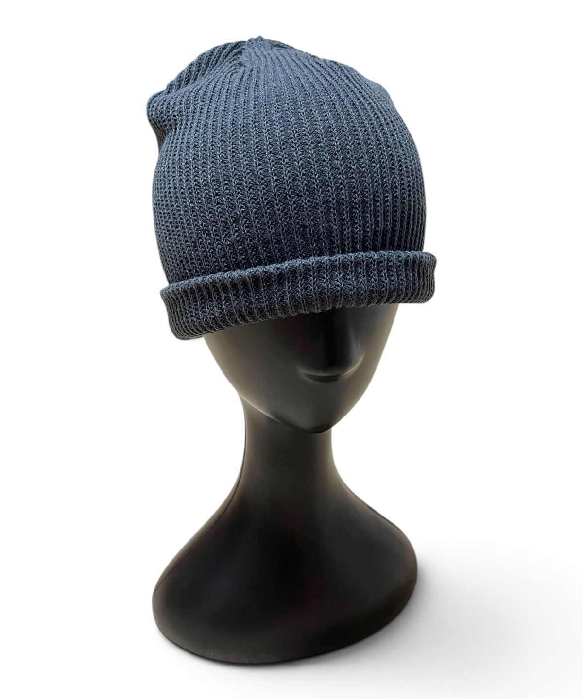 본슬리피(BORN SLIPPY) Ribbed Short Beanie (Charcoal)