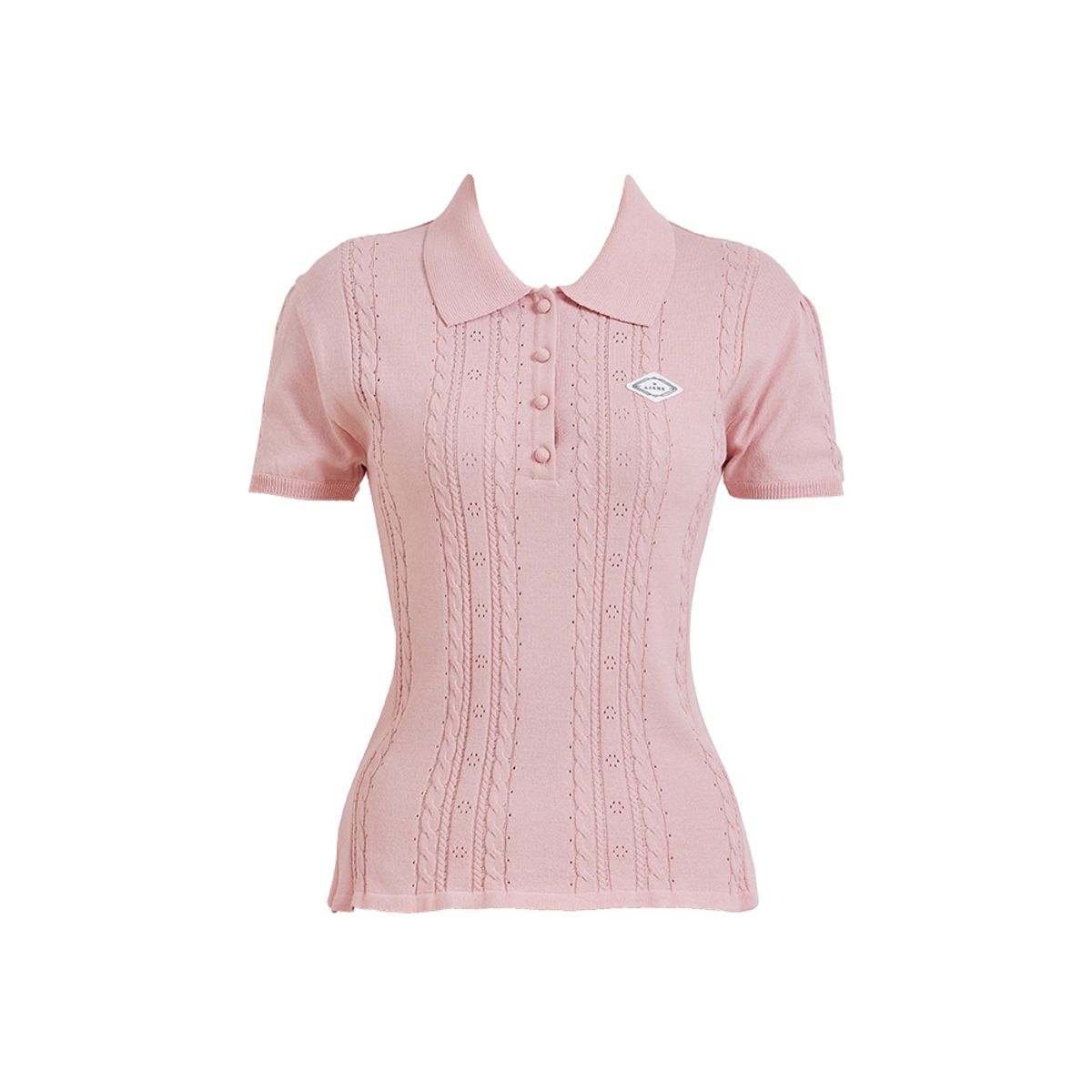 제이제인(J.JANE) 썸머 스카시 폴로 니트 (Pink)