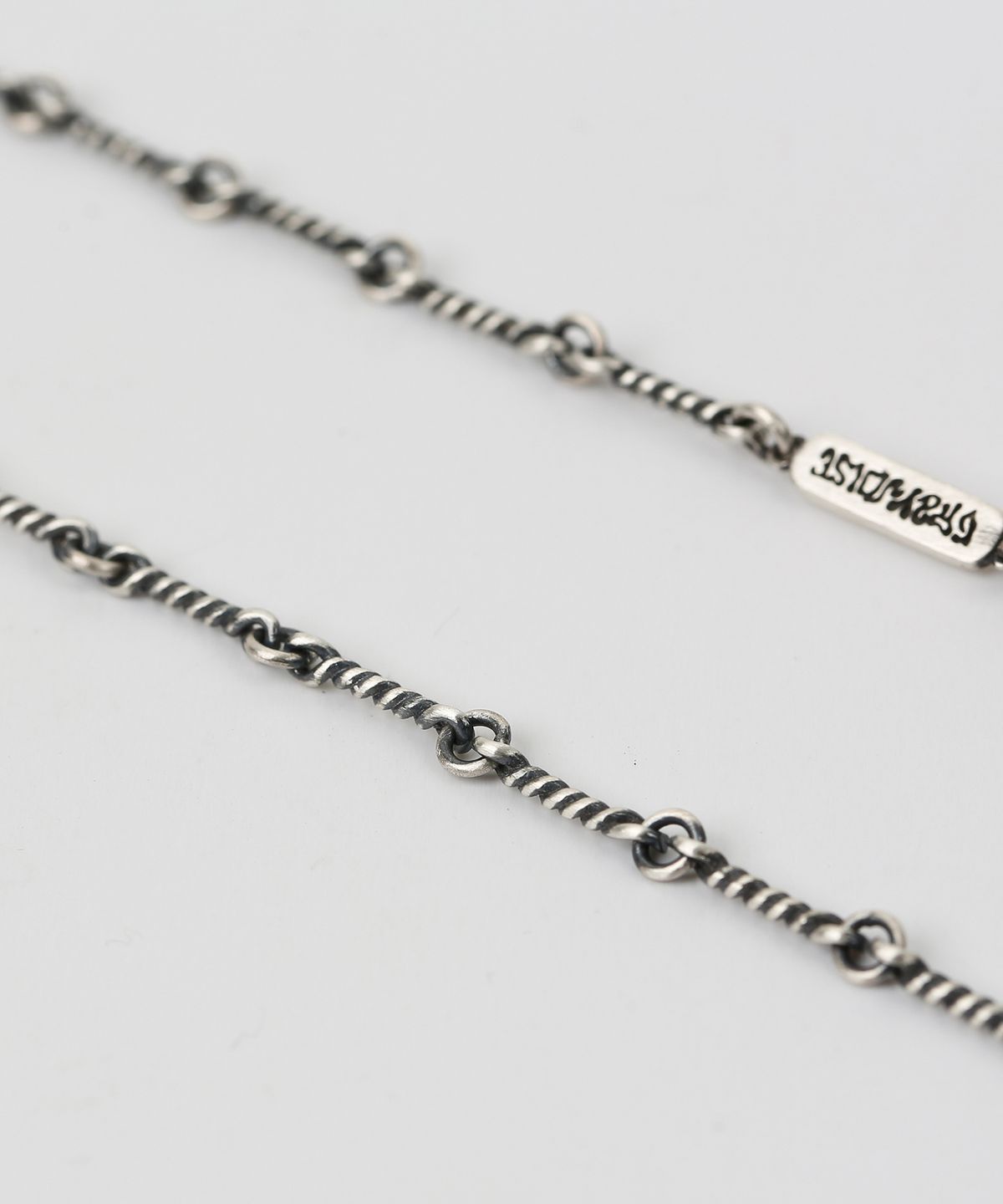 그레이노이즈(GRAYNOISE) Slim twist chain nk (2 color)(925 silver)