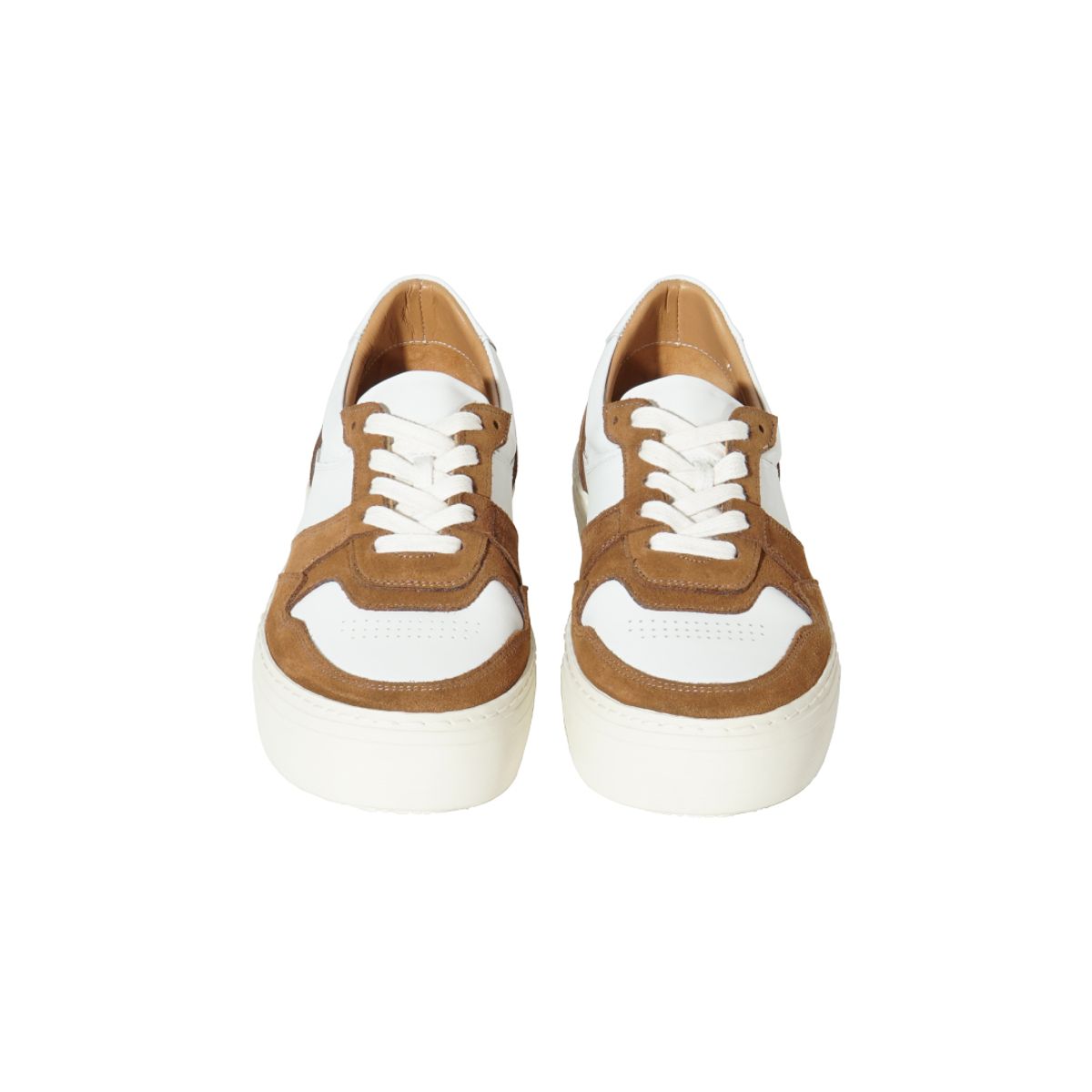 길프(GUILF) Chester Retro Sneakers in Calfsuede Medium Curry