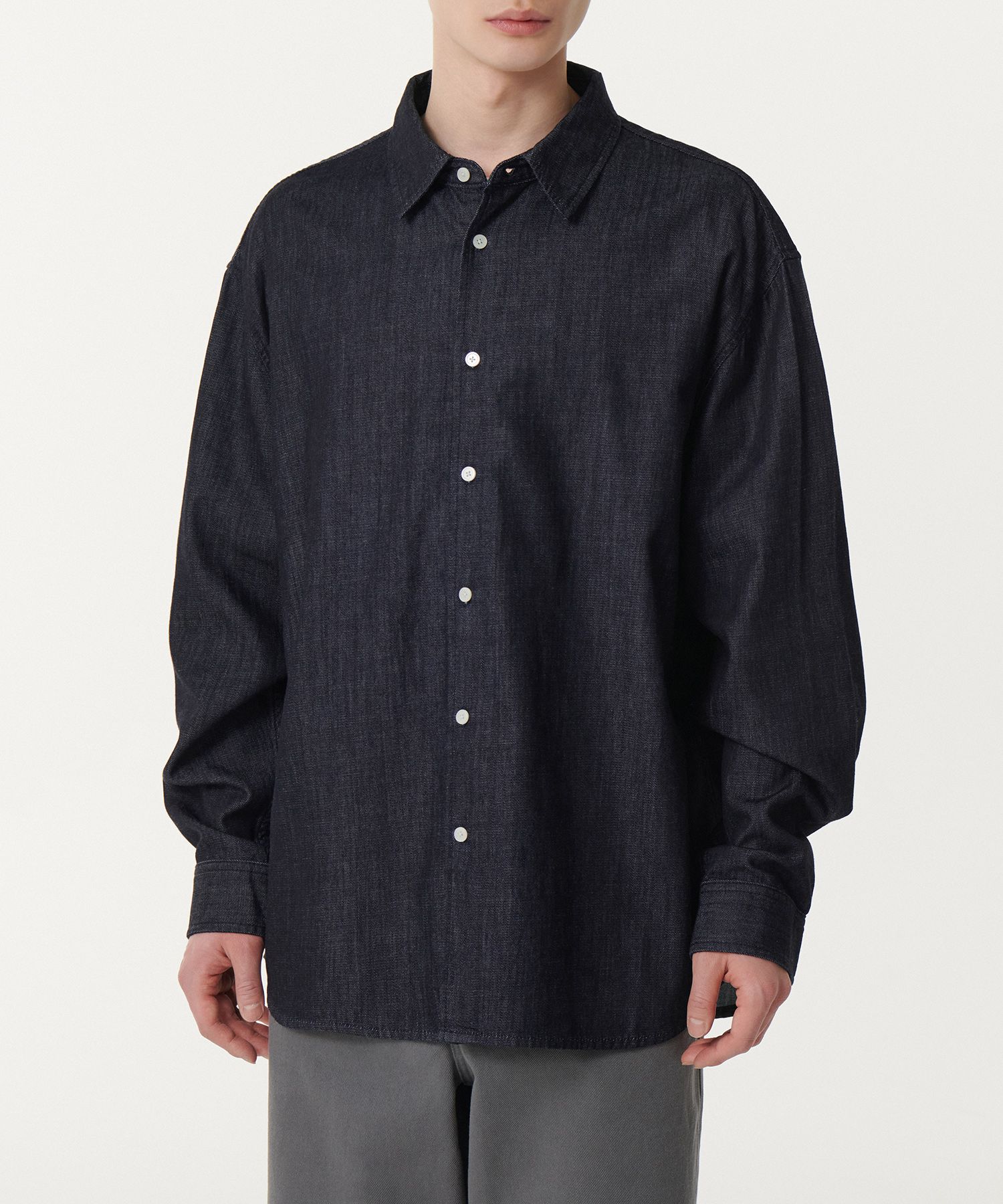 ★MUSINSA STANDARD★ Denim Western Shirt Deep Indigo MMDNH50 MUSINSA | MUSINSA STANDARD Denim Western Shirt [Deep Indigo]