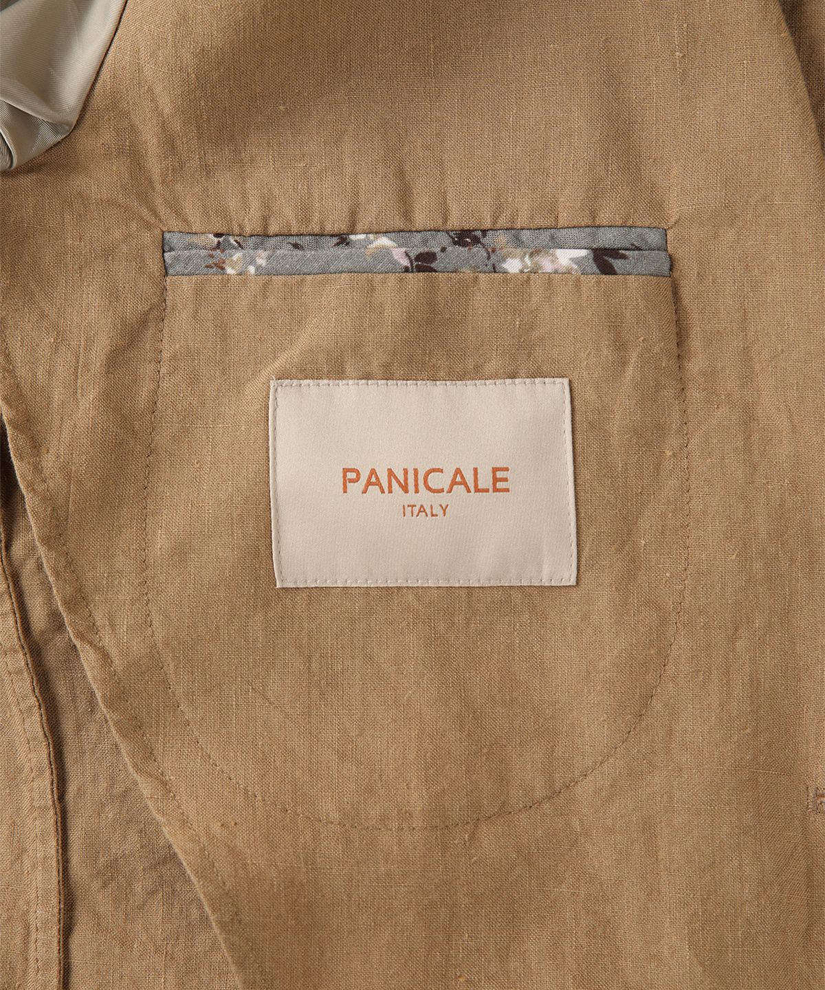 빠니깔레(PANICALE) 베이지 시그니처 리넨 자켓