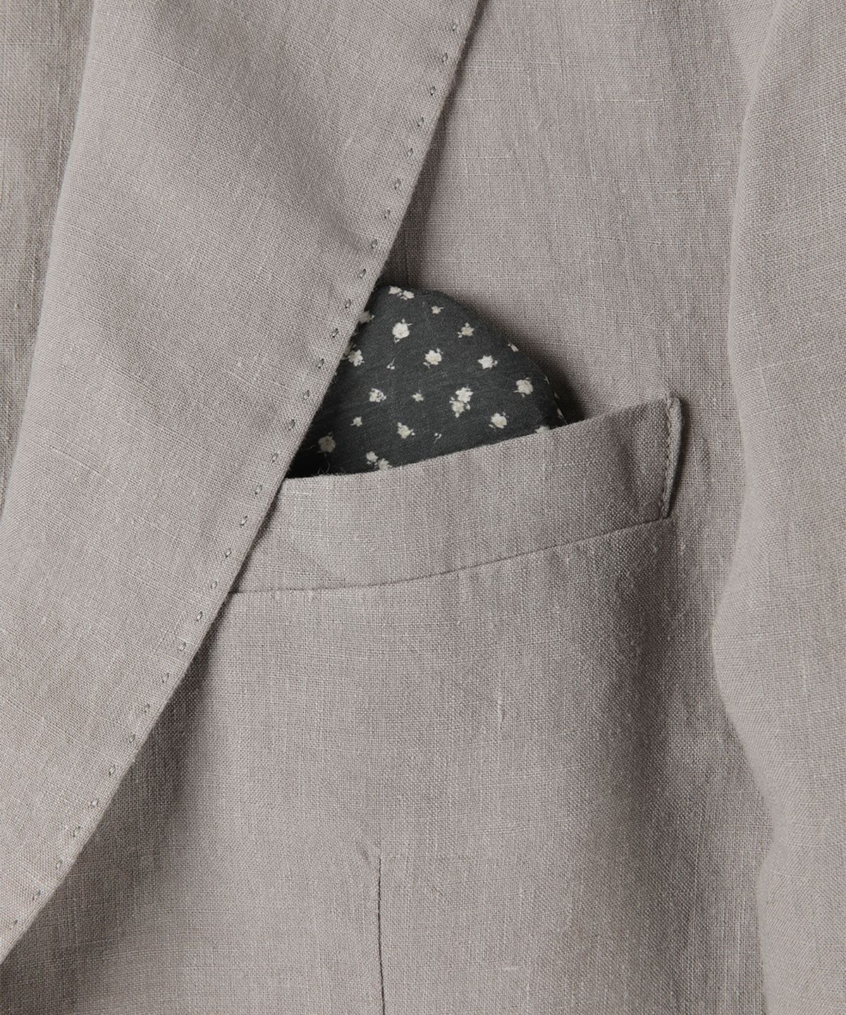 빠니깔레(PANICALE) 그레이 시그니처 리넨 자켓