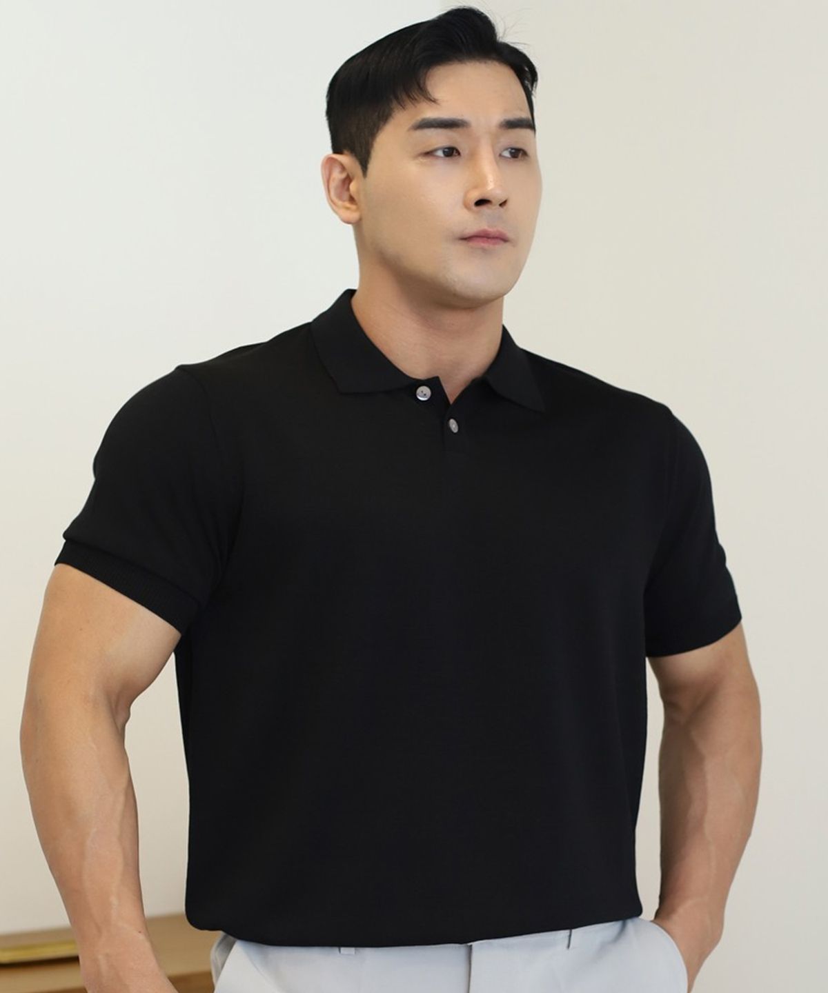 보스트핏(BOASTFIT) 아이스 카라넥 반팔니트