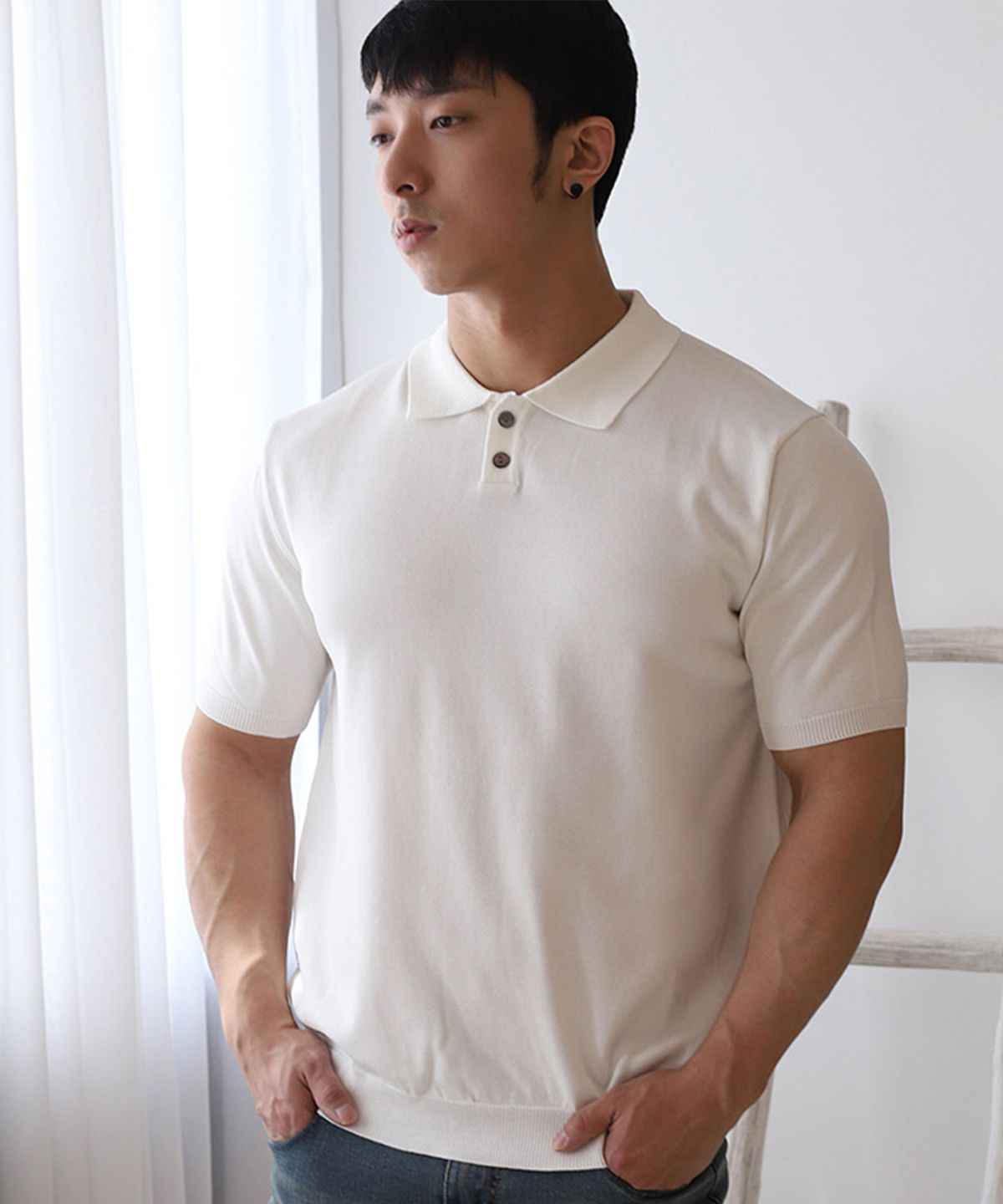 보스트핏(BOASTFIT) 아이스 카라넥 반팔니트