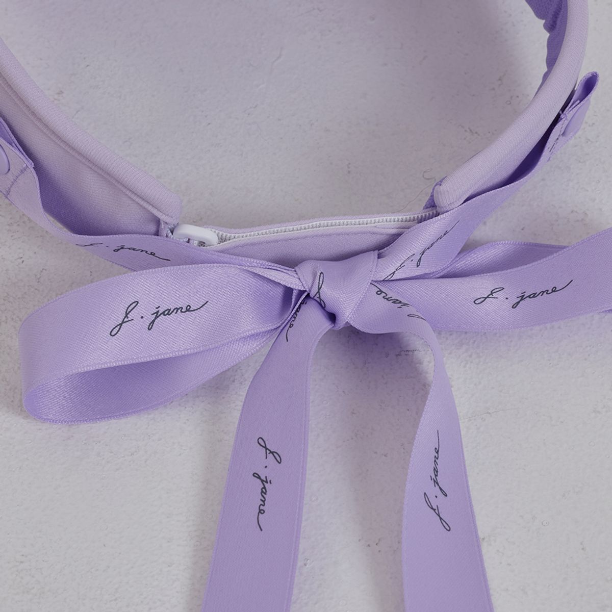 제이제인(J.JANE) 로고 리본 썬캡 (Lavender)