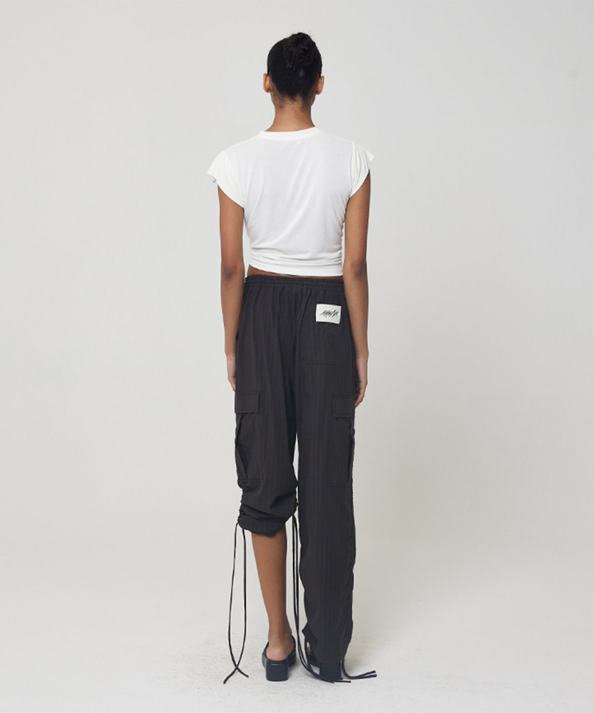 므아므(MMAM) Shirring cargo banding pants